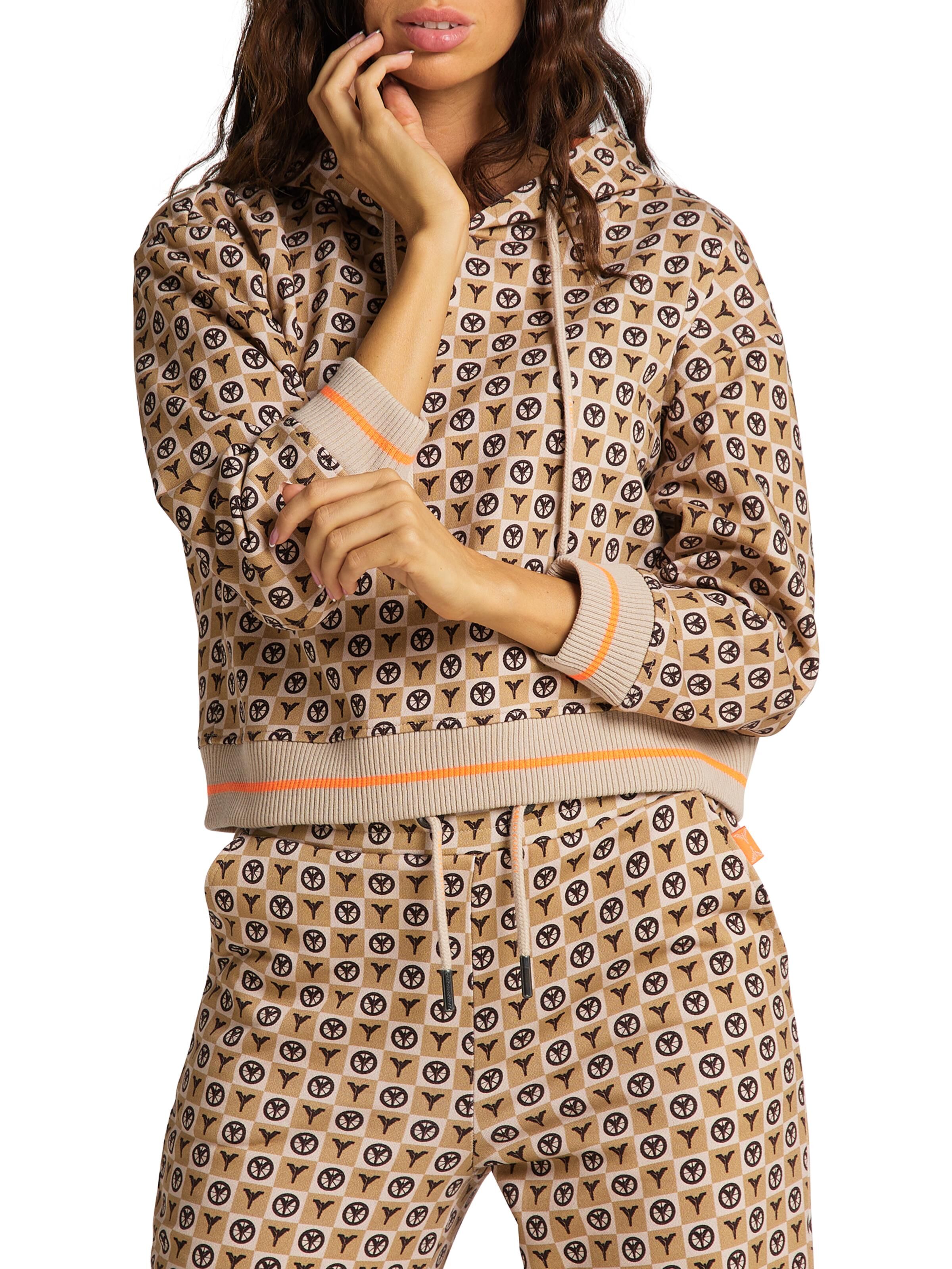 Oversize hoodie with monogram