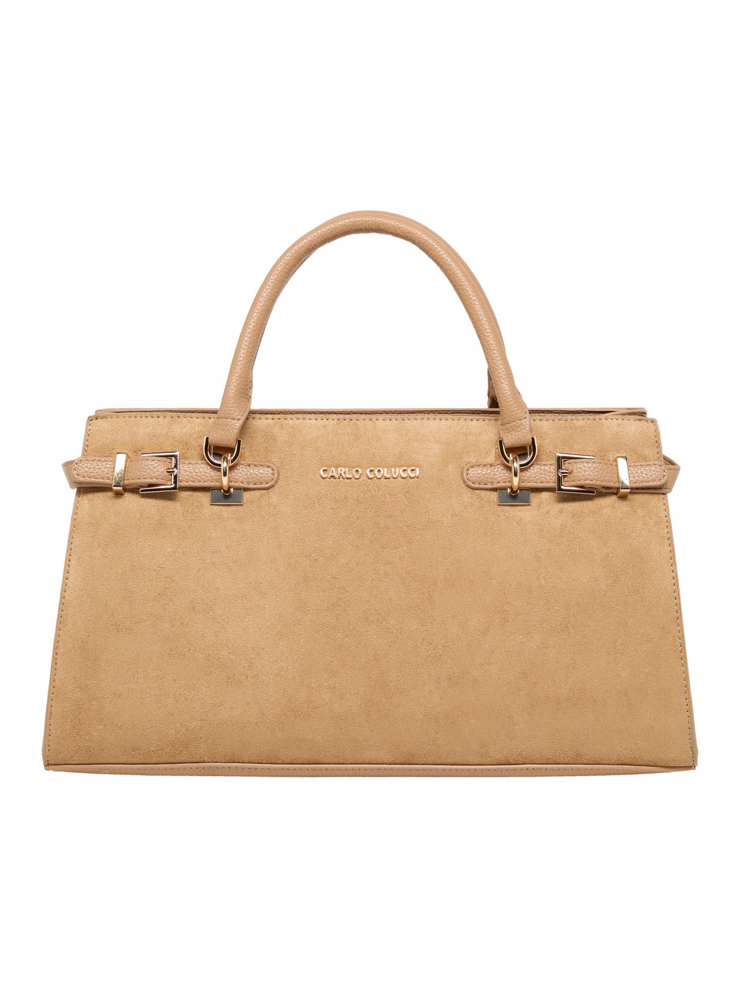  Wildleder Optik Handtasche 