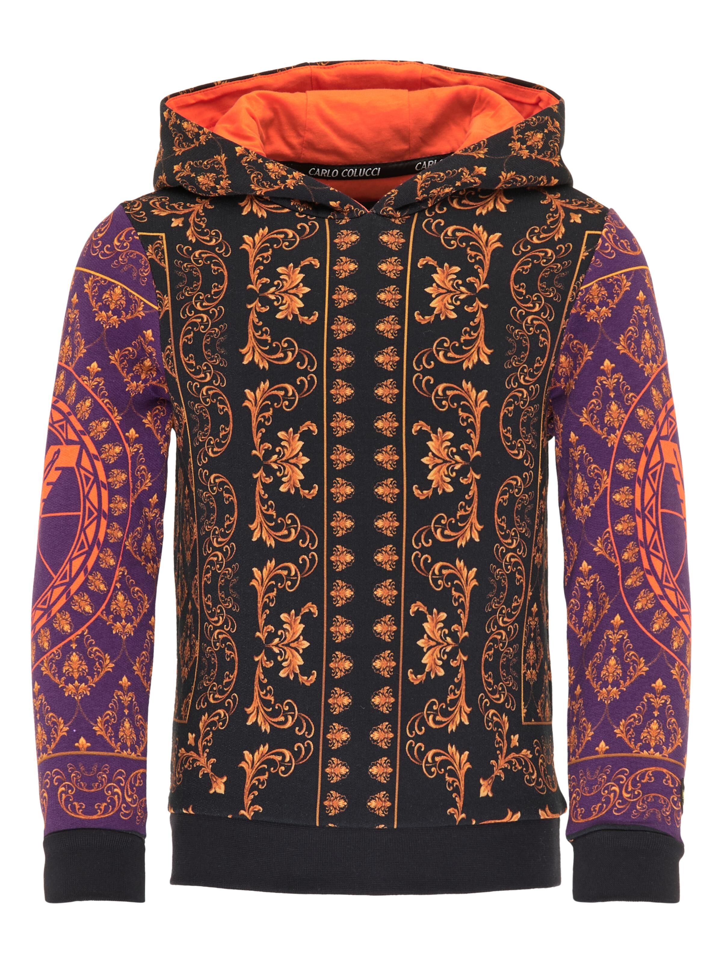 Kinder Hoodie mit Barock-Muster
