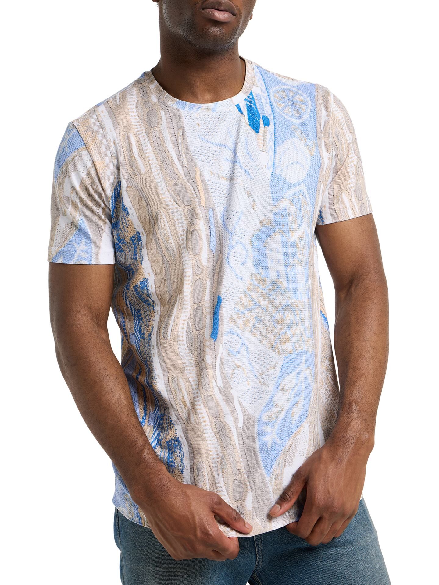 T-Shirt mit Knitprint