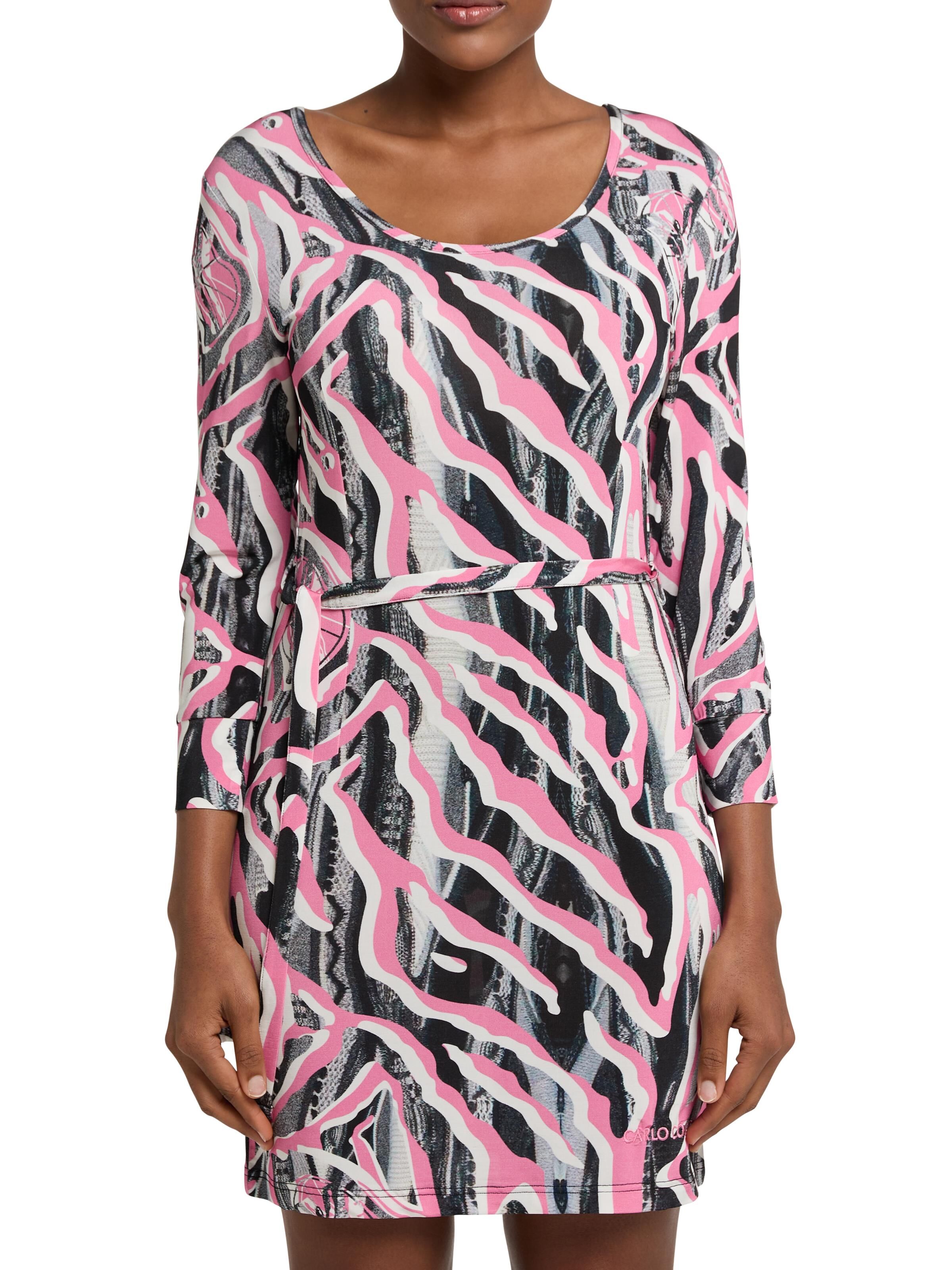 Allover print dress