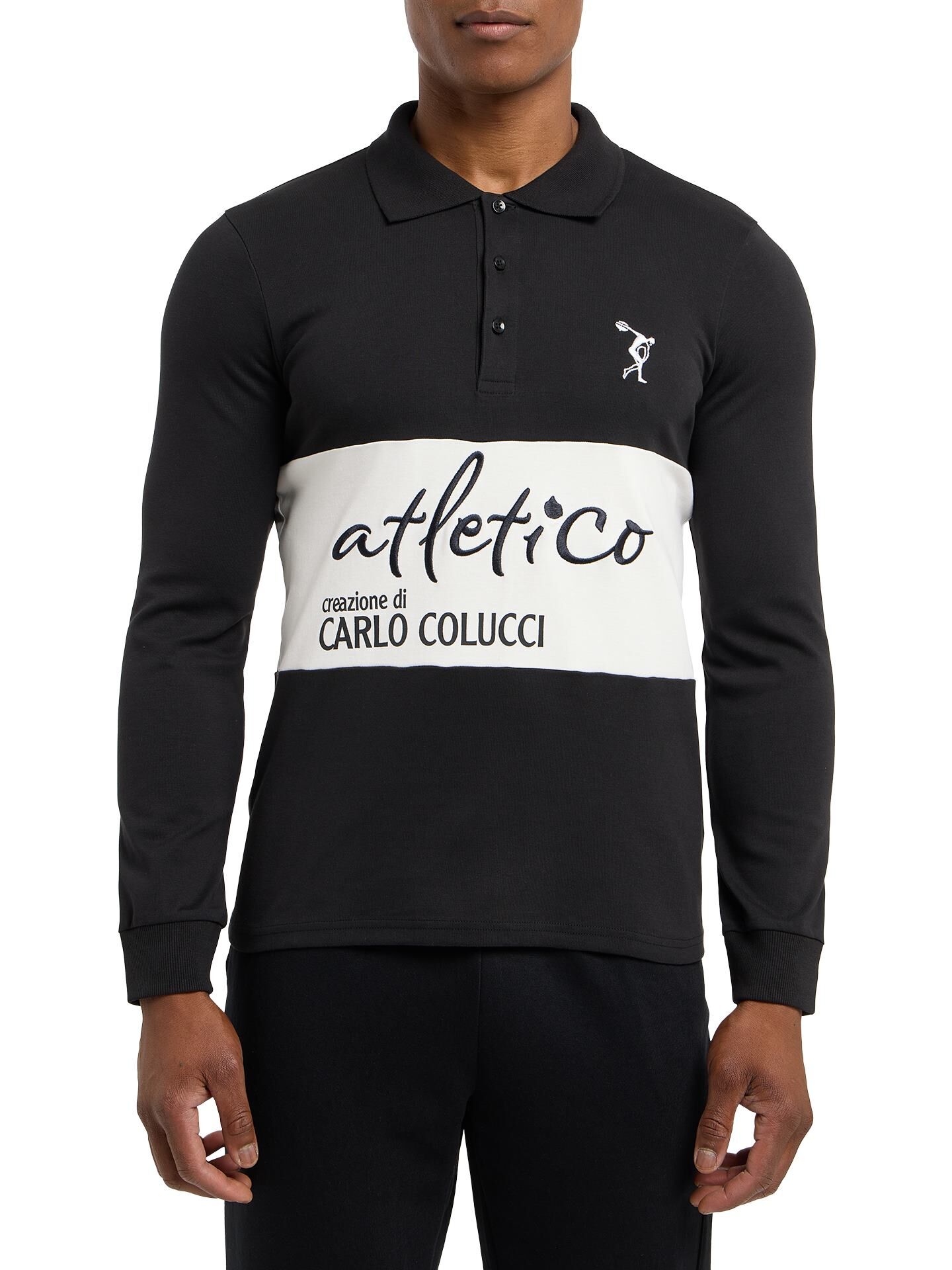 CARLO COLUCCI Atletico Langarm Poloshirt