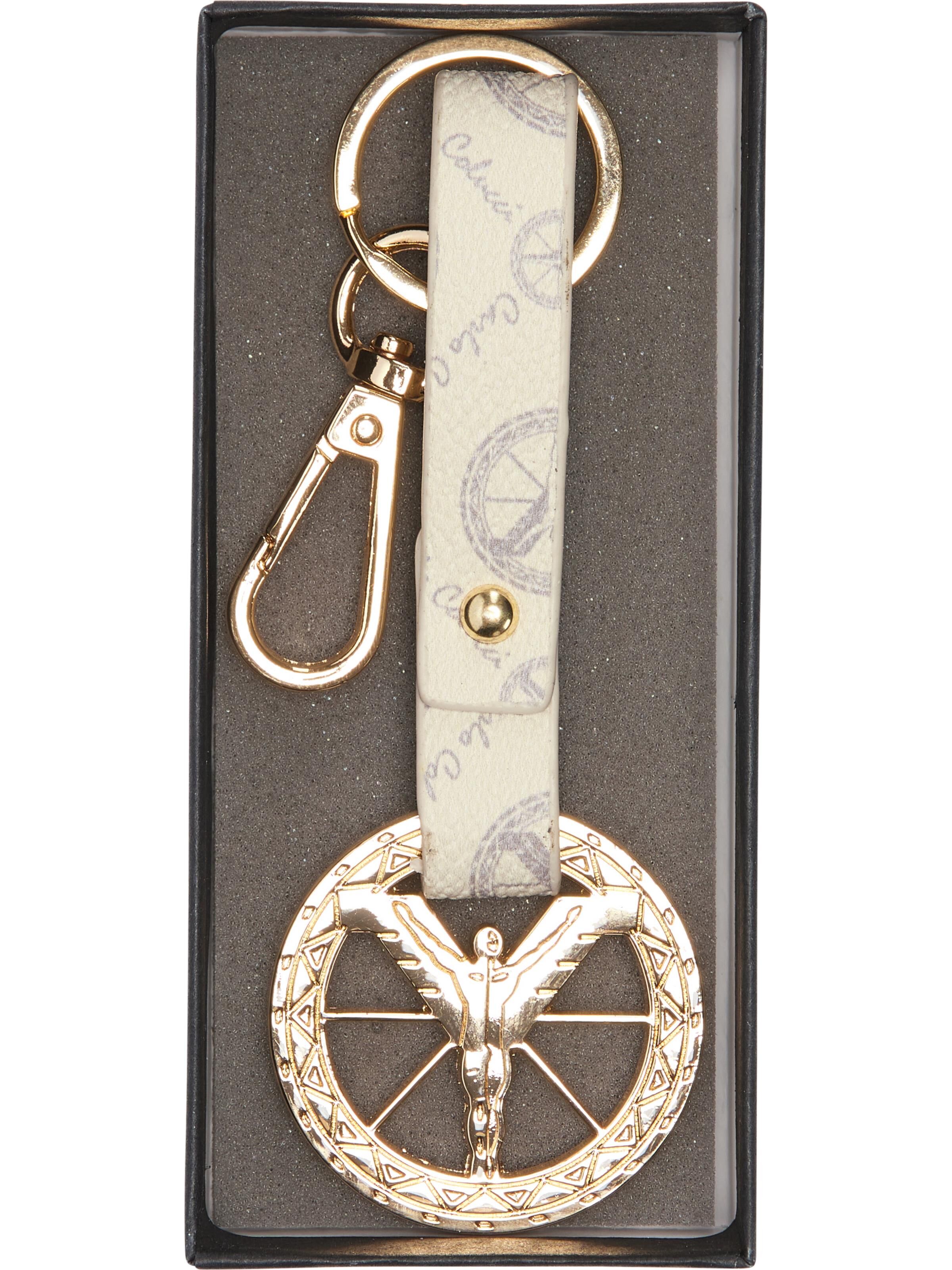 Keyring with logo strap