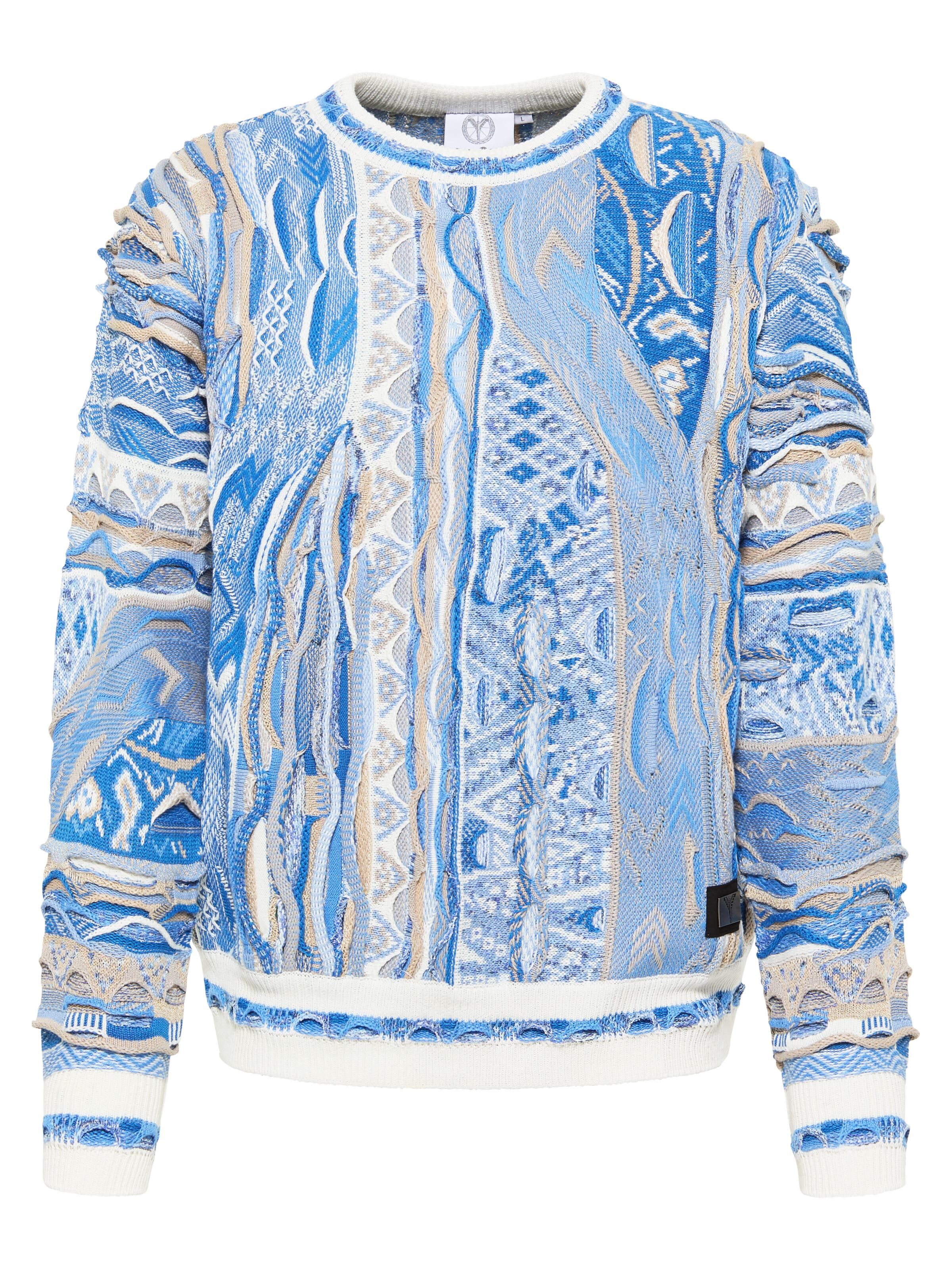 Strickpullover Blau 4XL CC-C11712-161-4XL