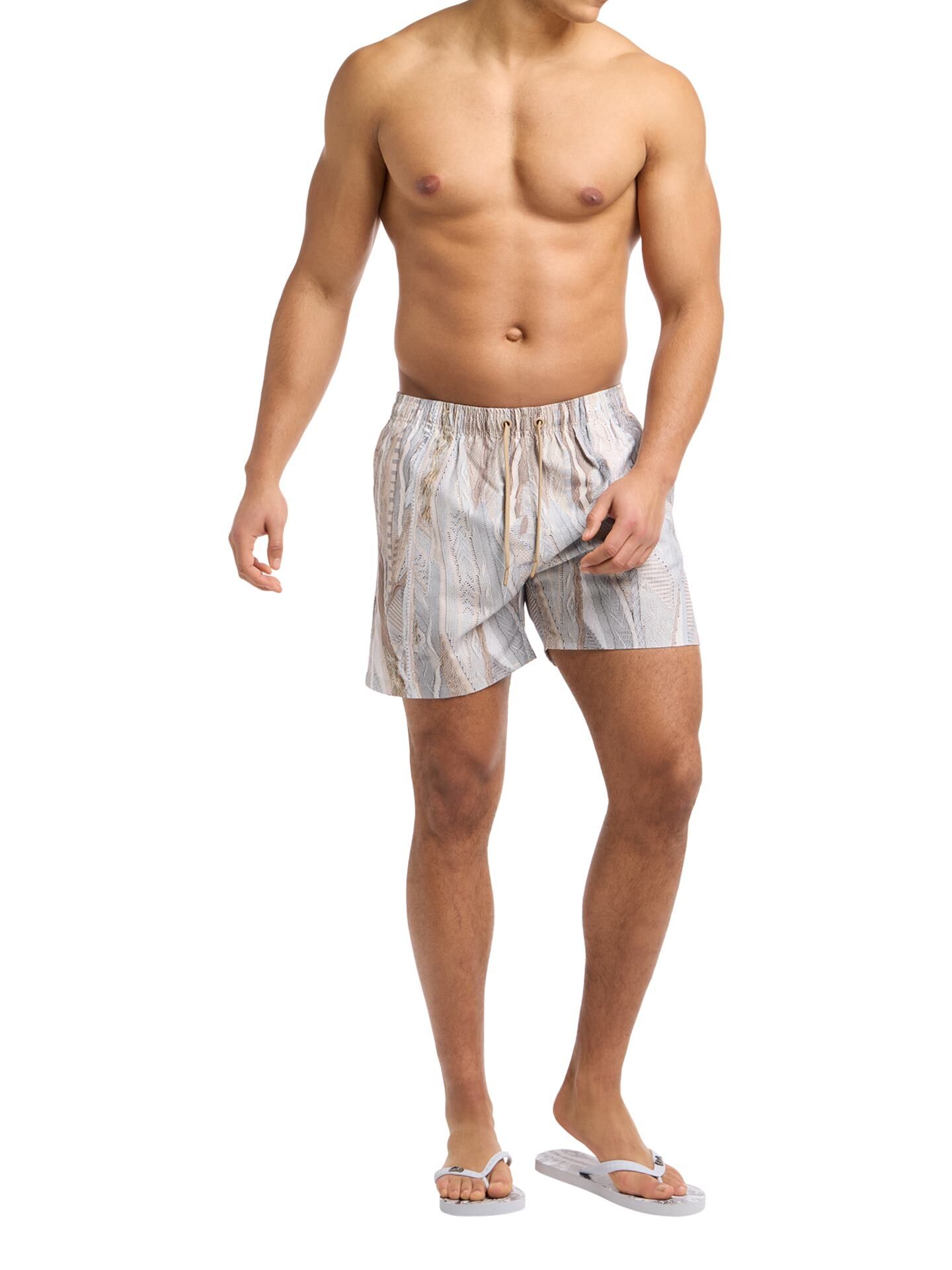 Schwimmshort mit Knitprint