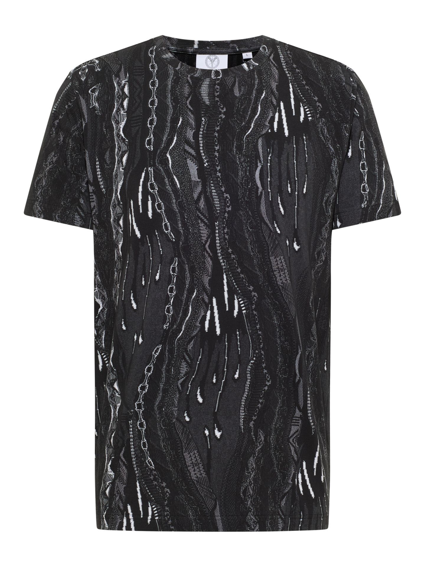 Strickdruck T-Shirt - 3D Knit