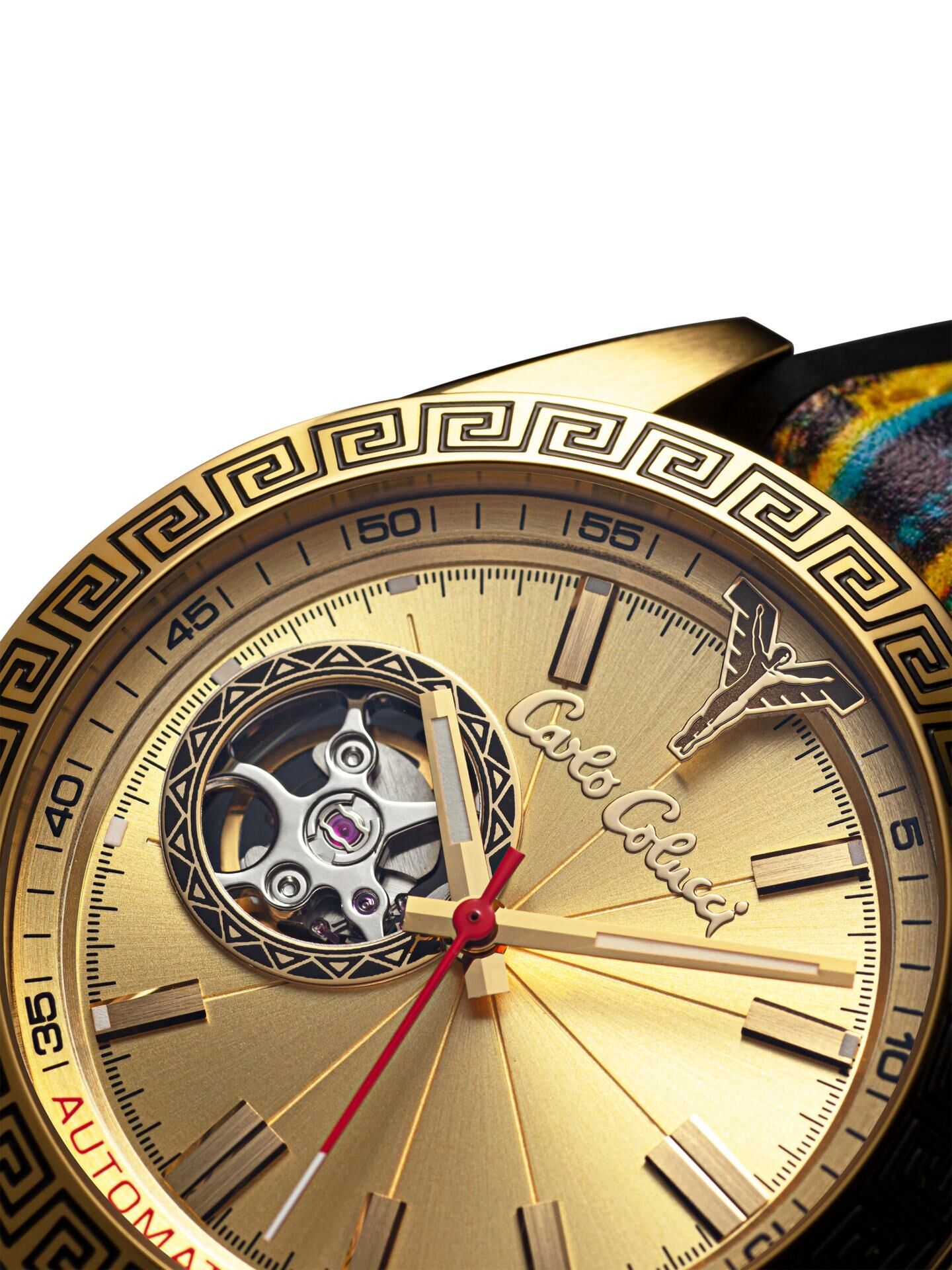 Runde Edelstahluhr mit Silikonarmband