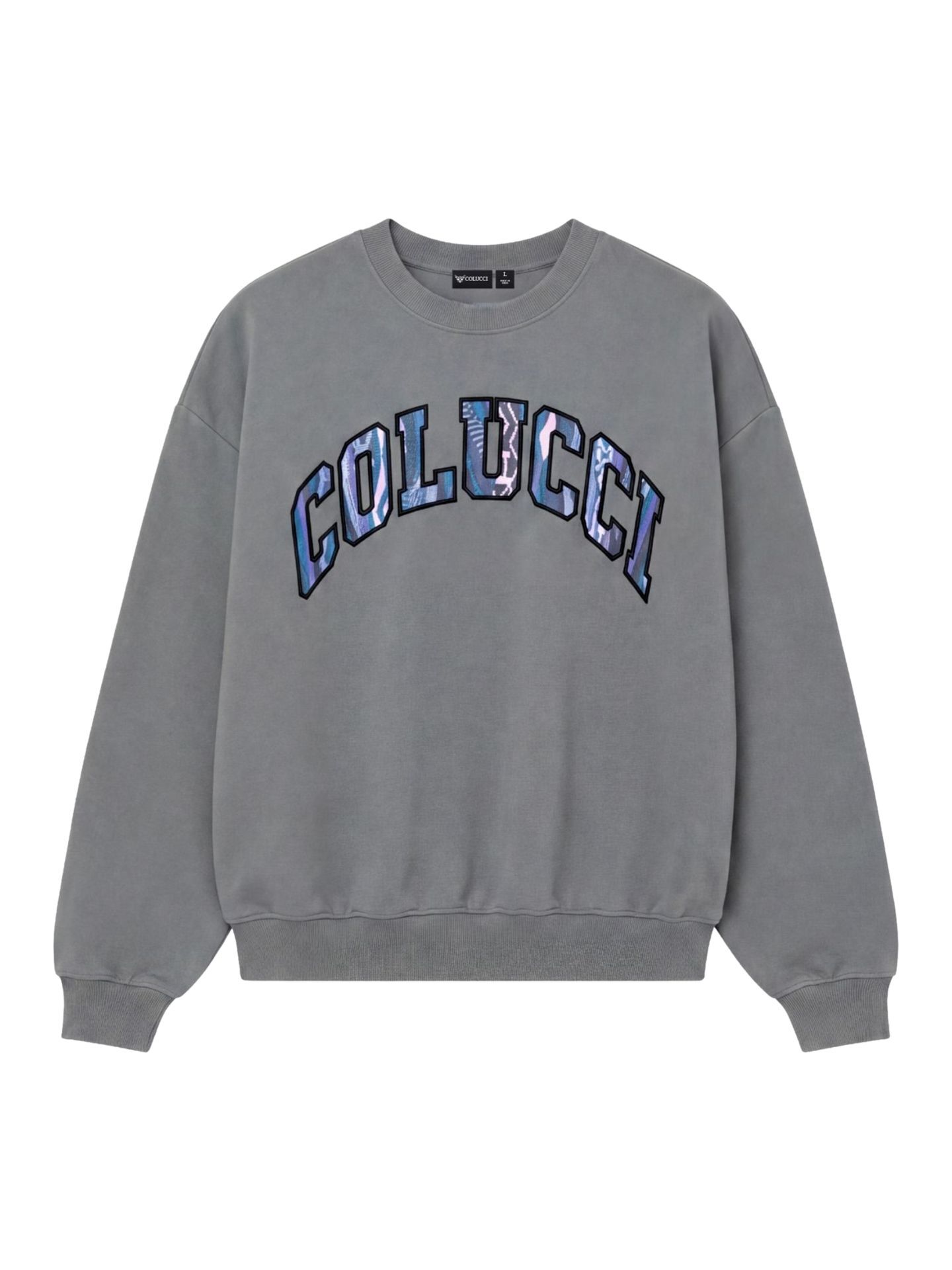 Carlo Colucci Logo Crewneck College - Grau M
