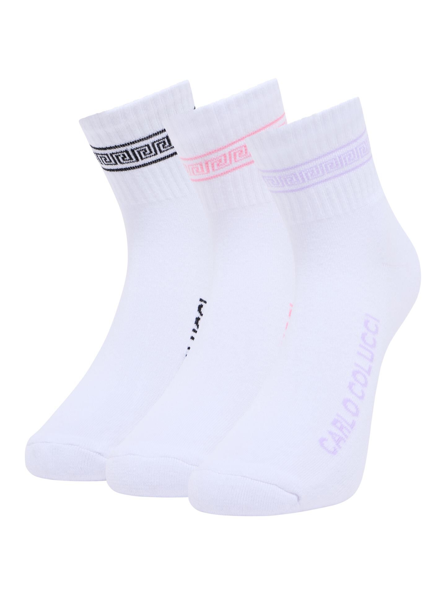 Quartersocken, 3er Pack