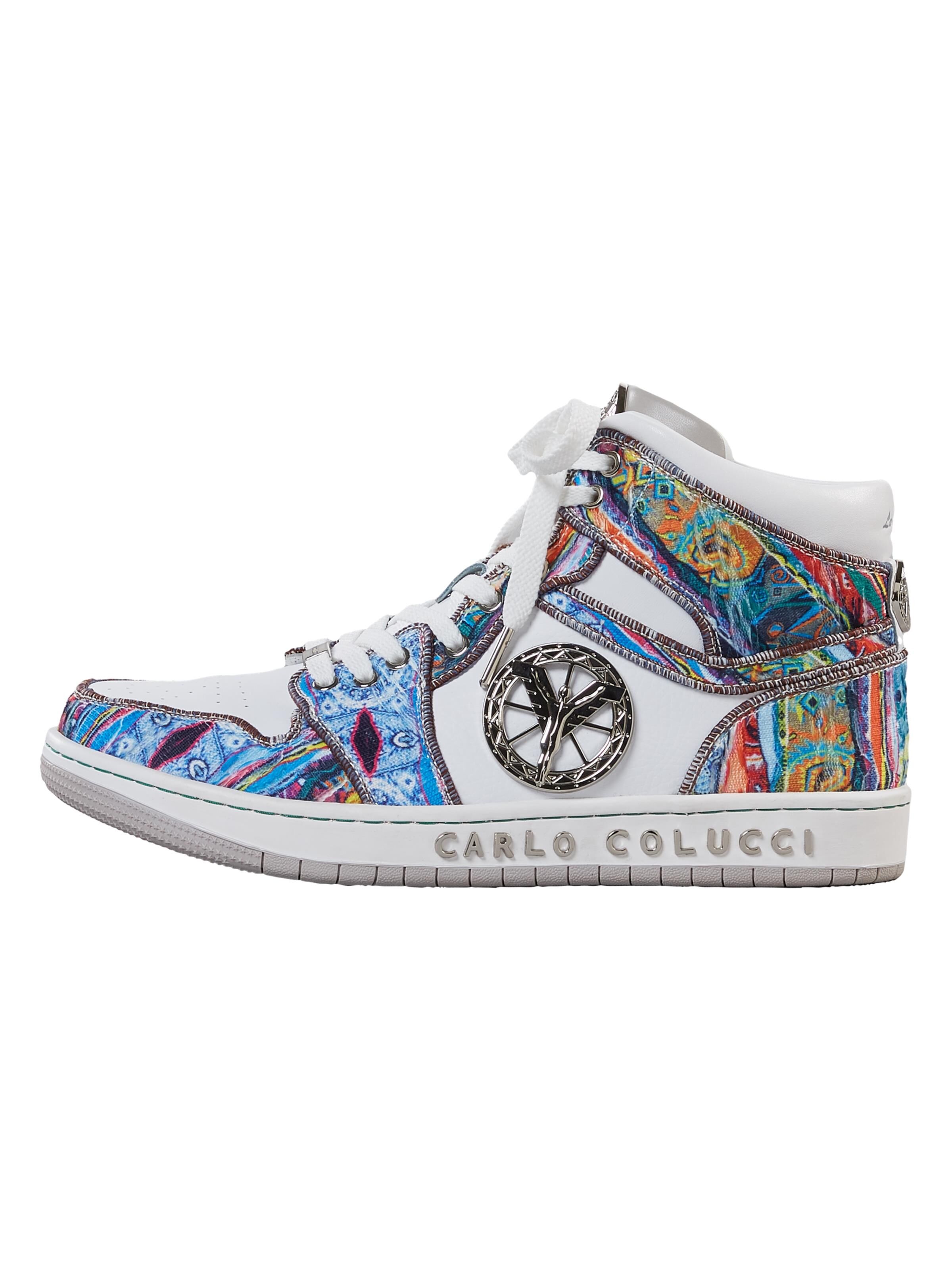 High-knitted sneaker