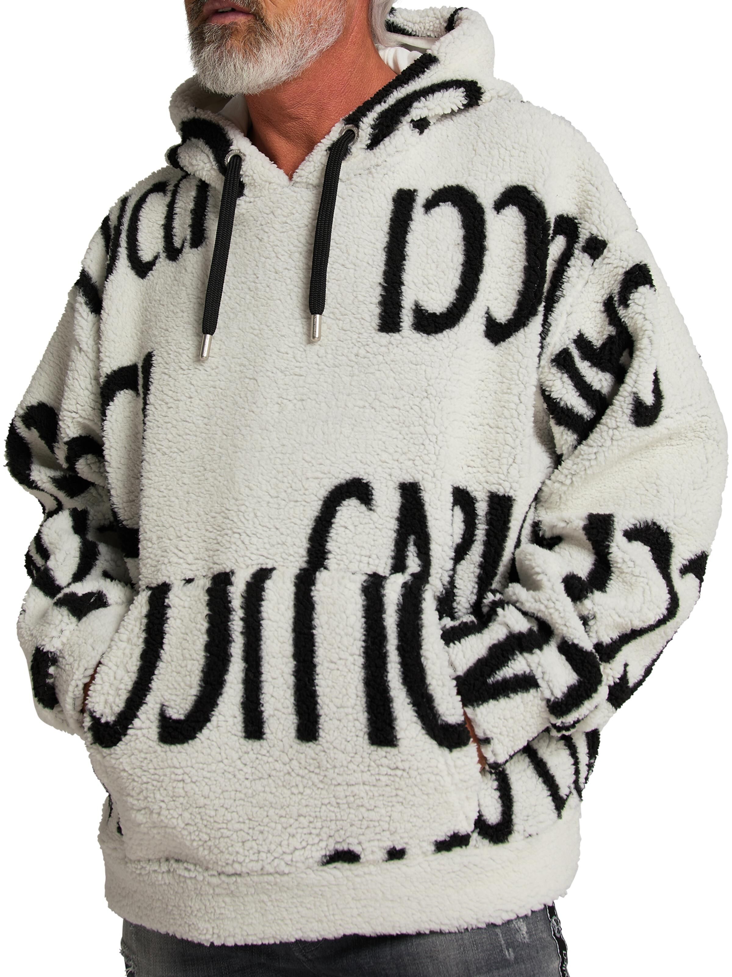  Hoodie in teddy fur look