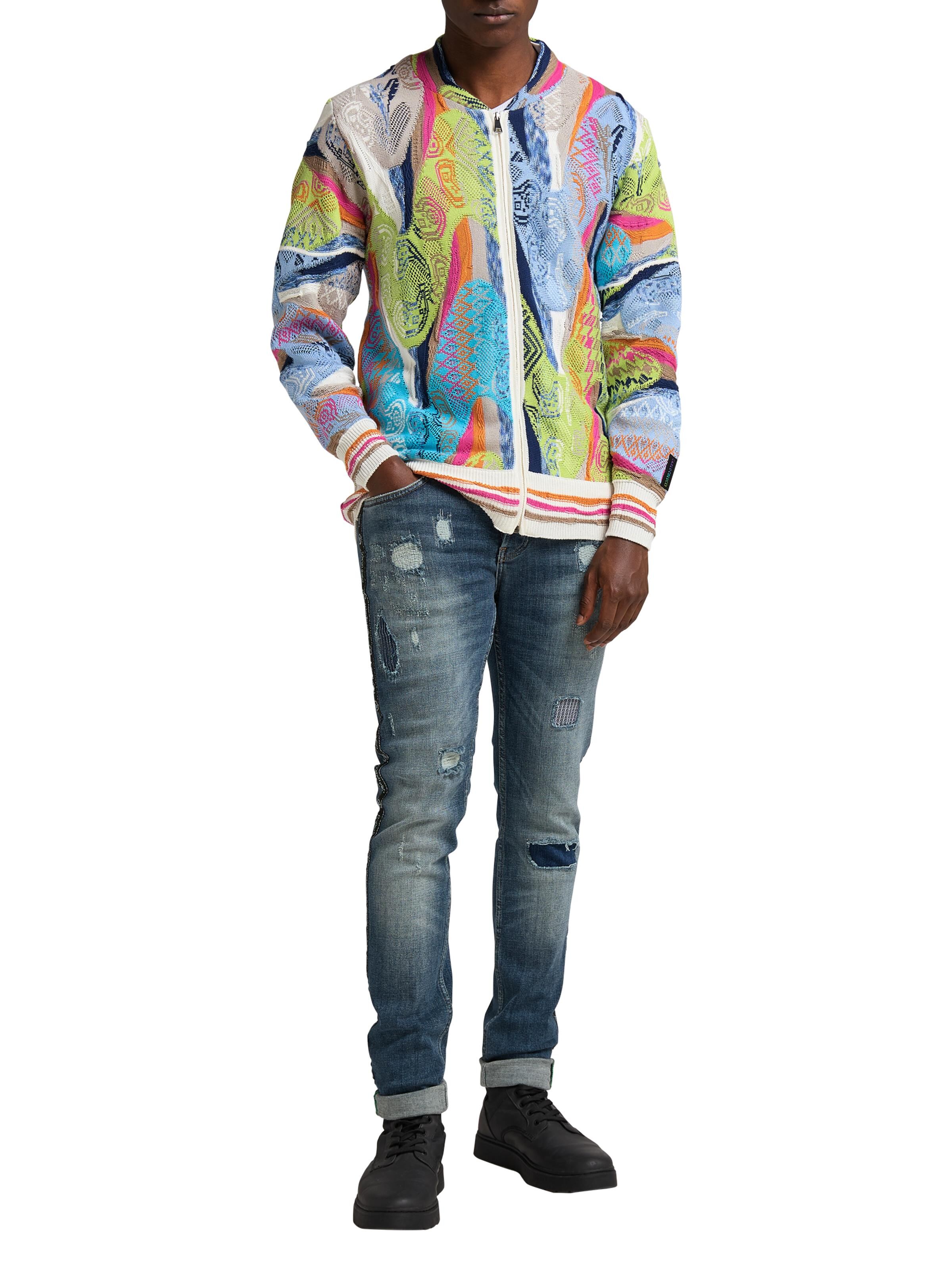 Strickblouson