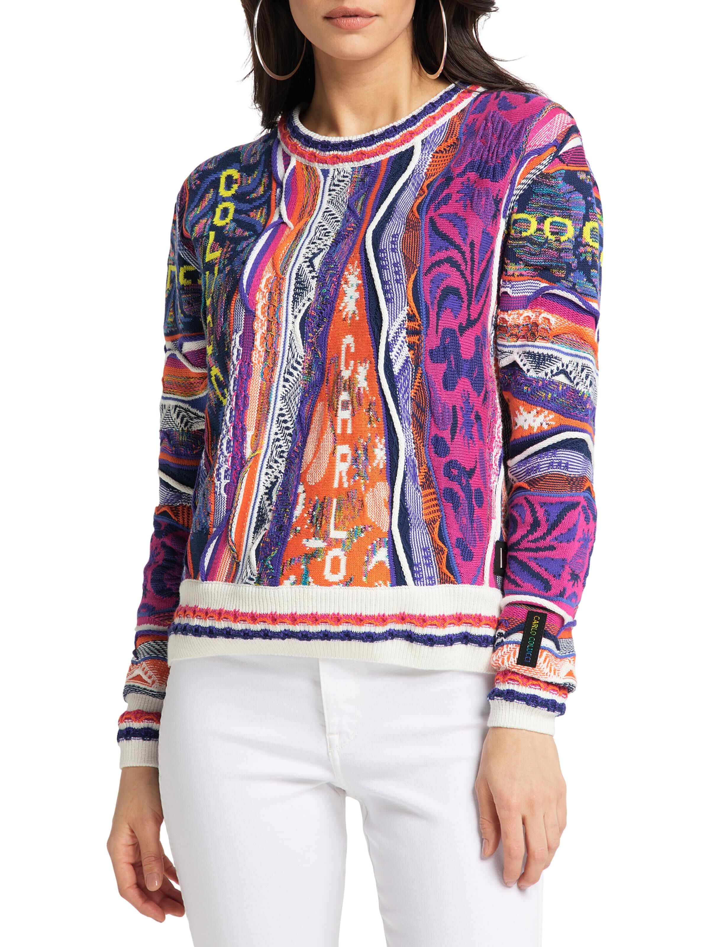  Ladies jacquard sweater