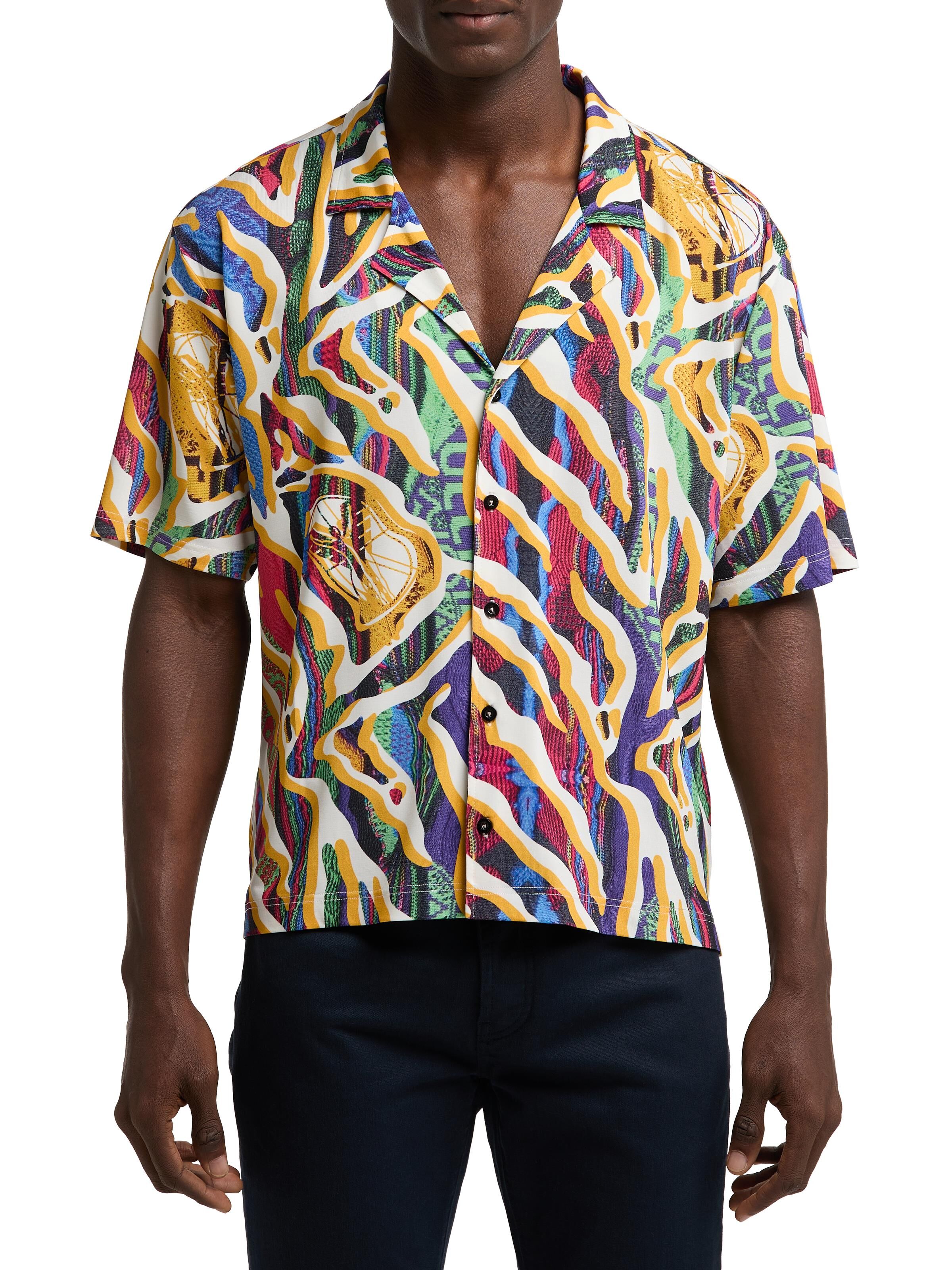  Allover print shirt