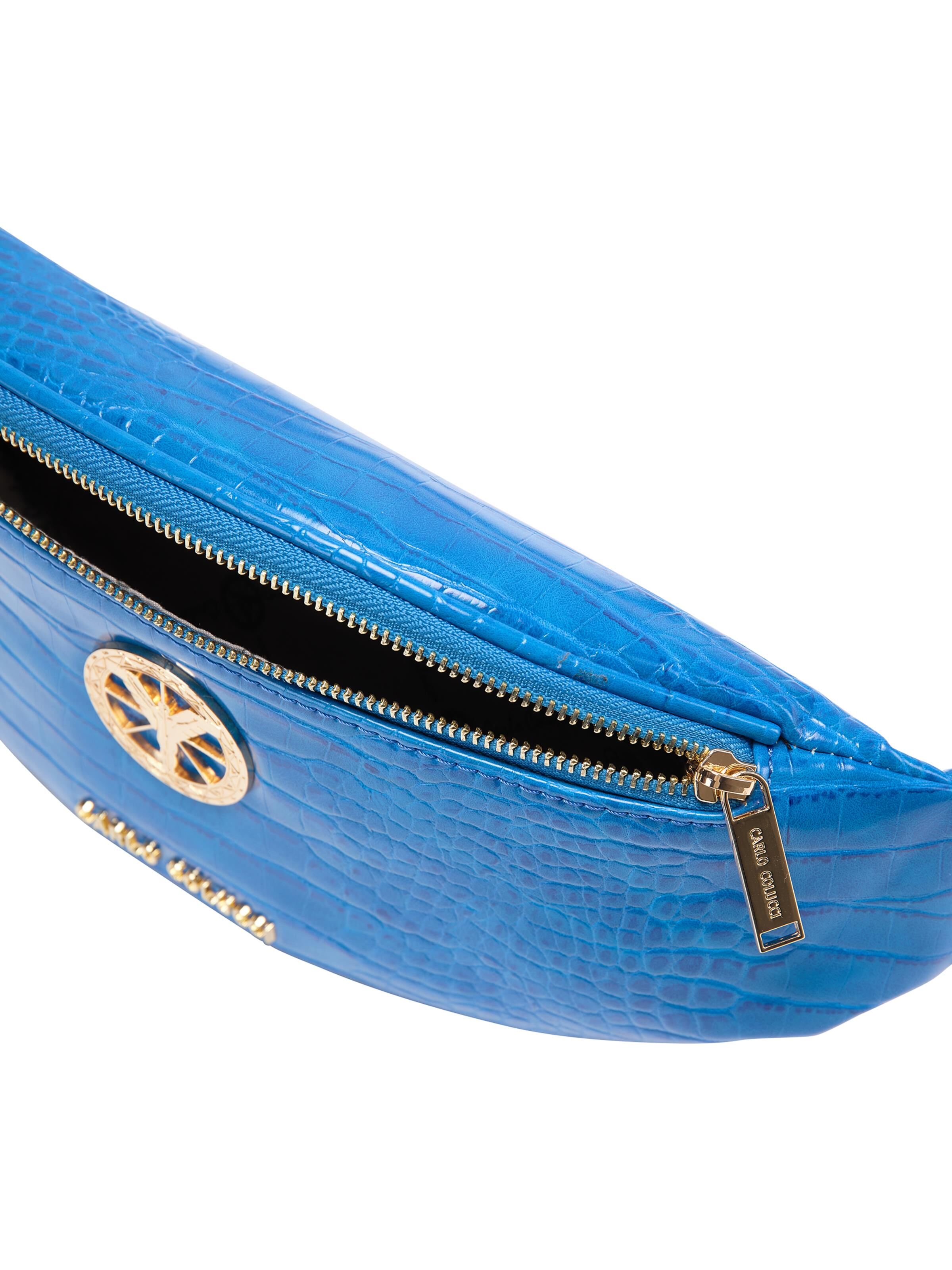 Bauchtasche in Kroko-Optik