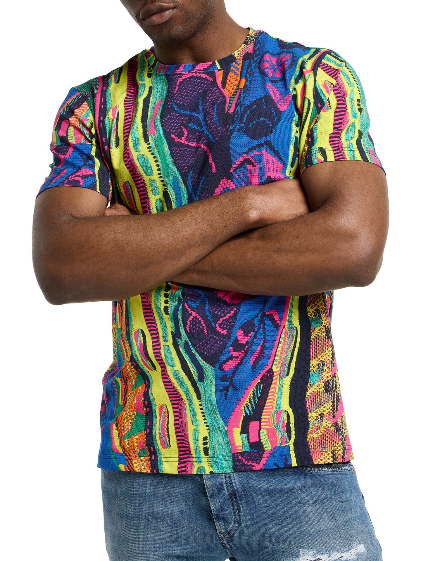 T-Shirt mit Knitprint