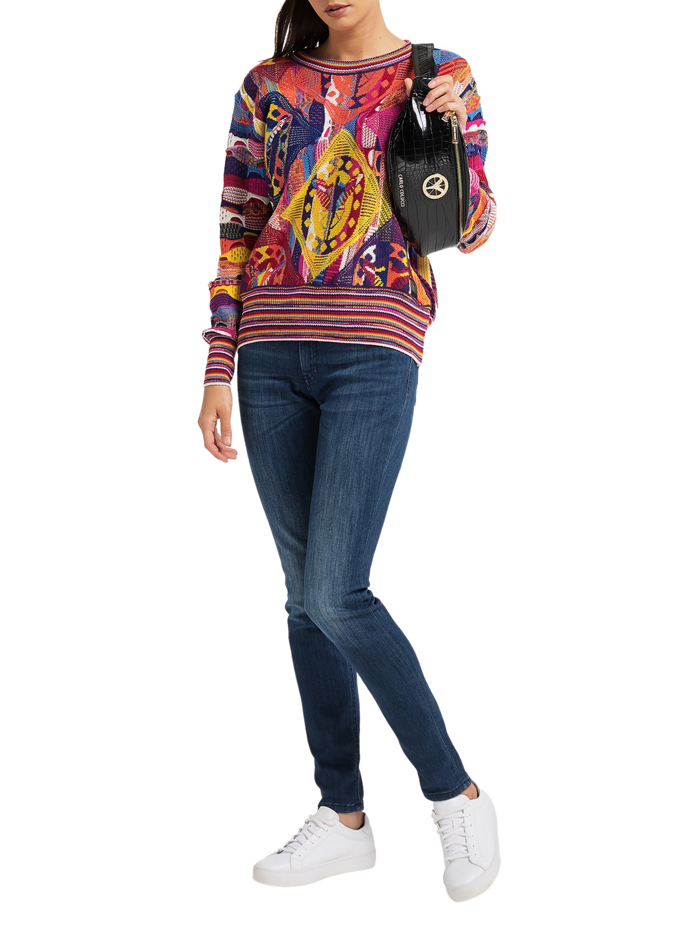  Bum bag in crocodile look