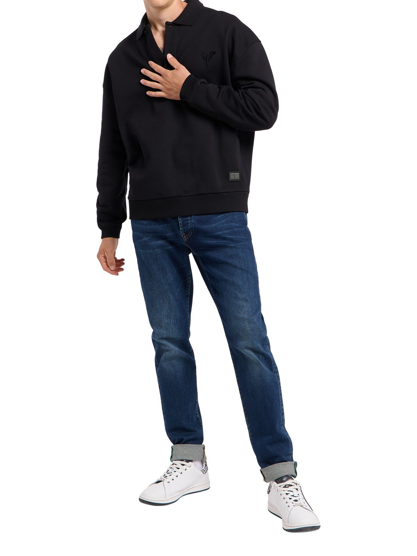  Oversize Polo Sweatshirt - Carat 2.0