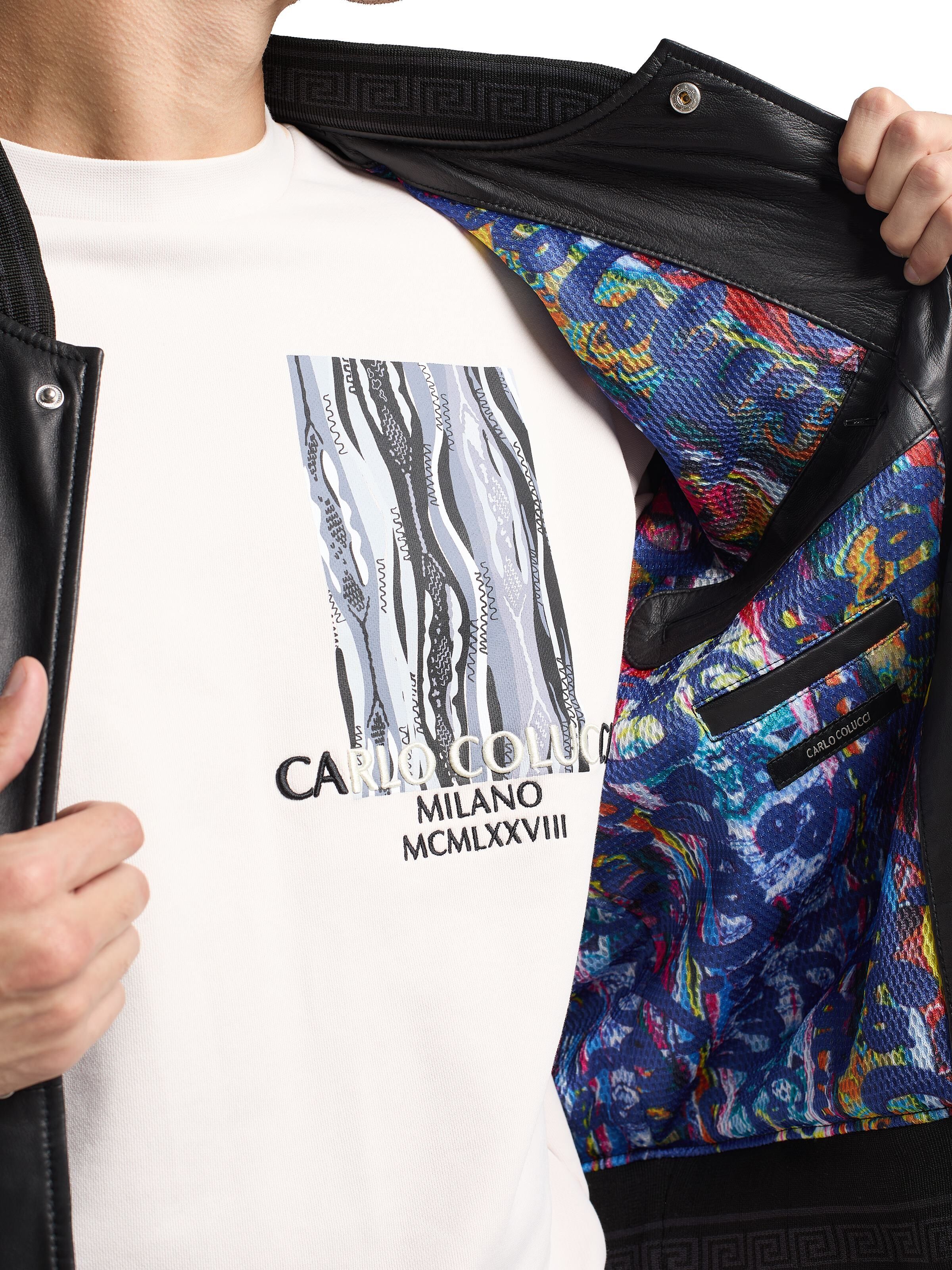 College leather blouson