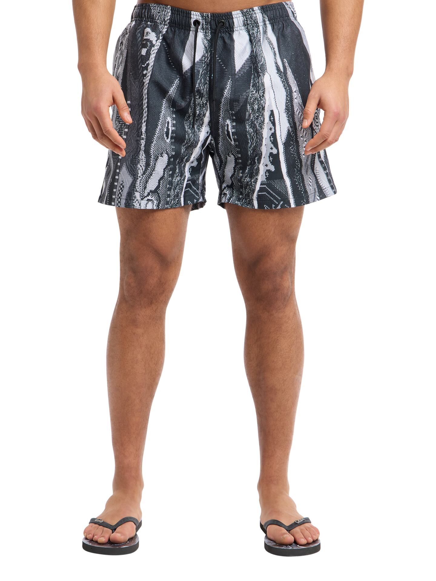 Schwimmshort mit Knitprint