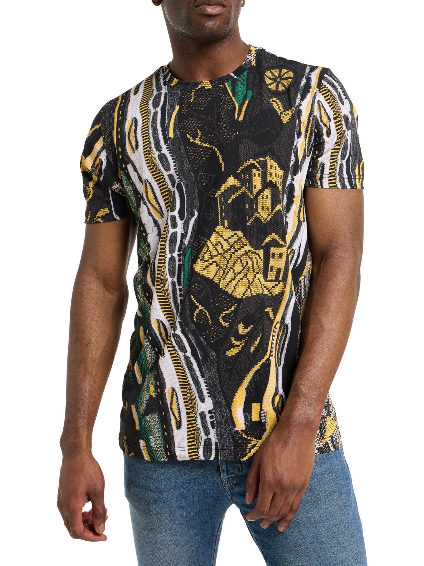 T-Shirt mit Knitprint