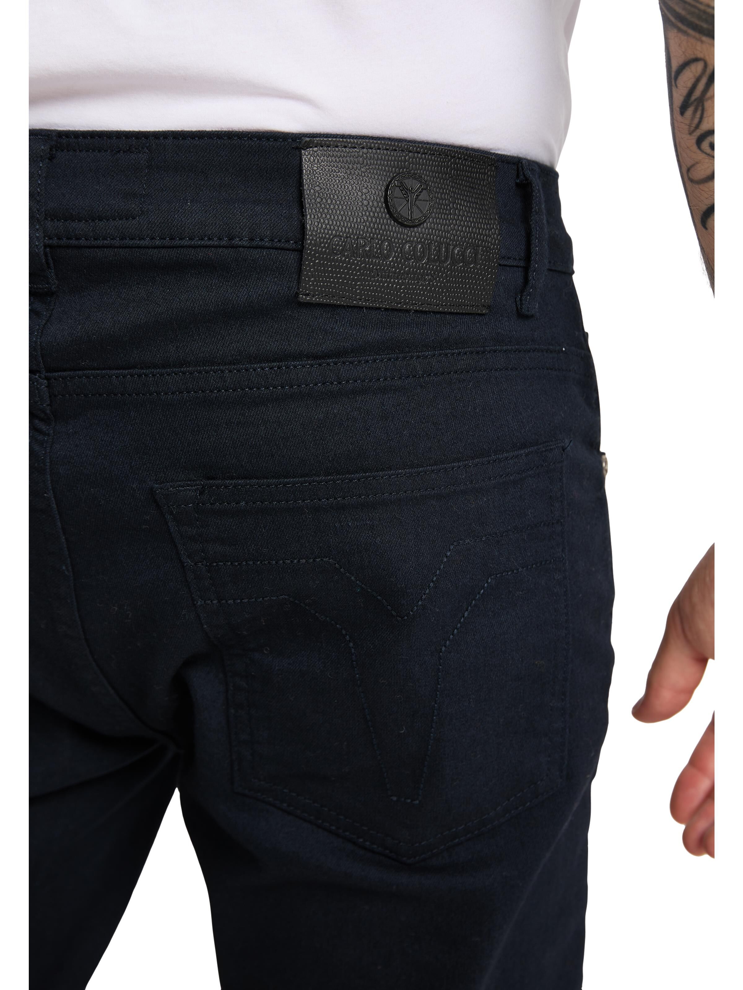 Flat Jeans in Twillstoff