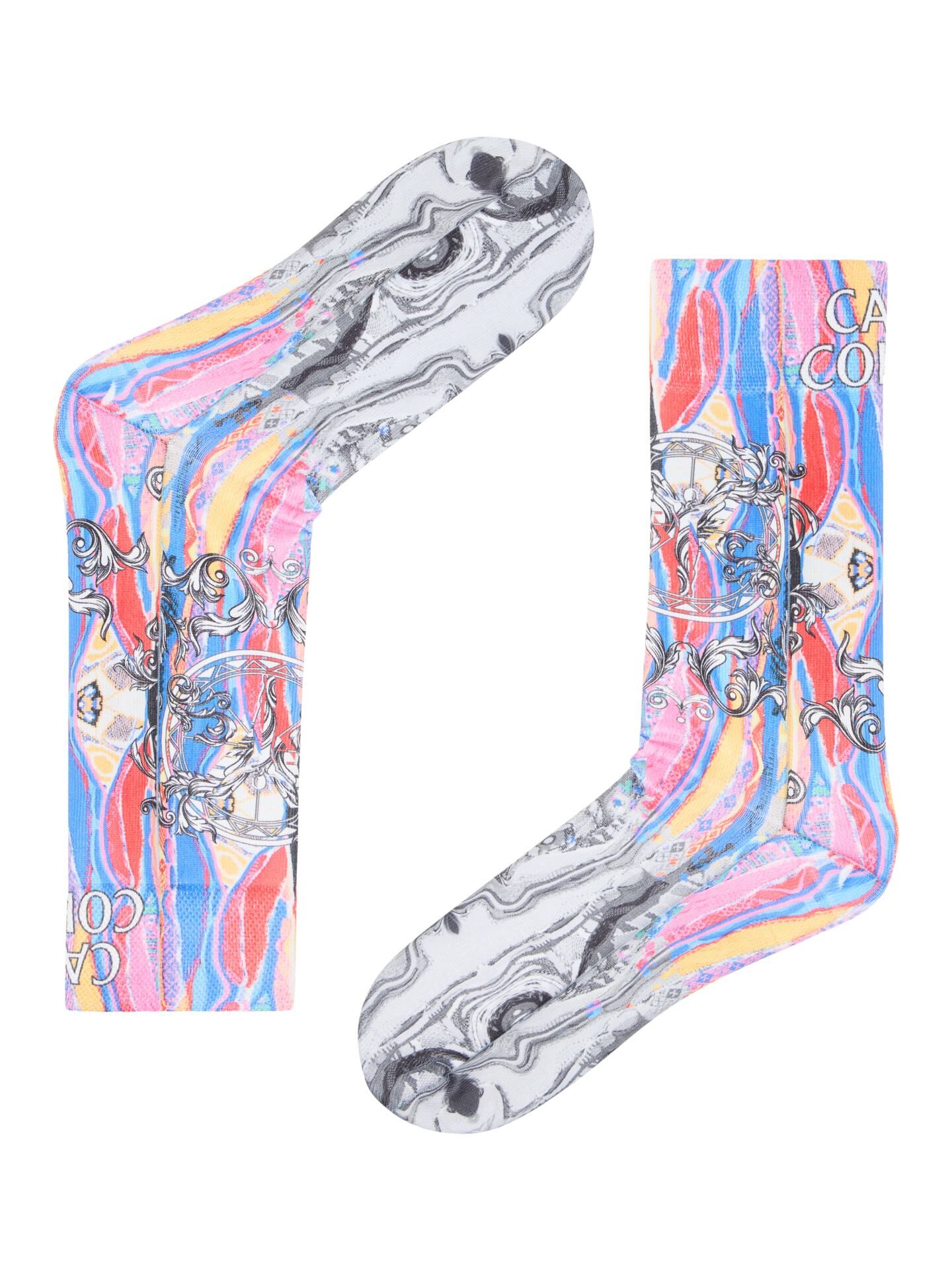 Bedruckte Socken -Fusion-