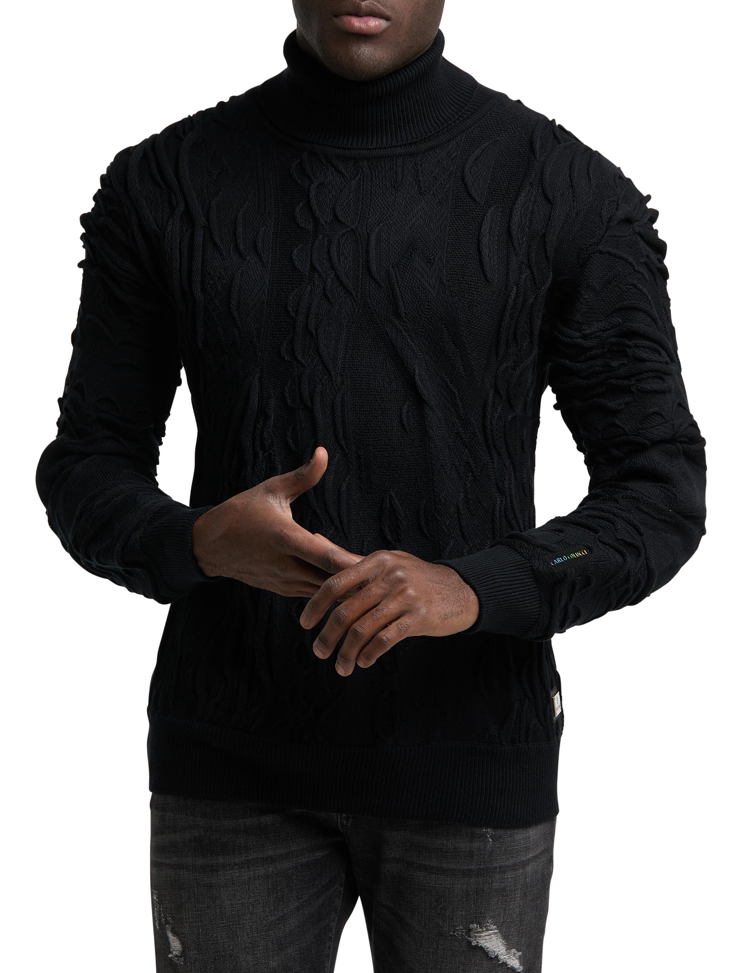Plain colored turtleneck sweater