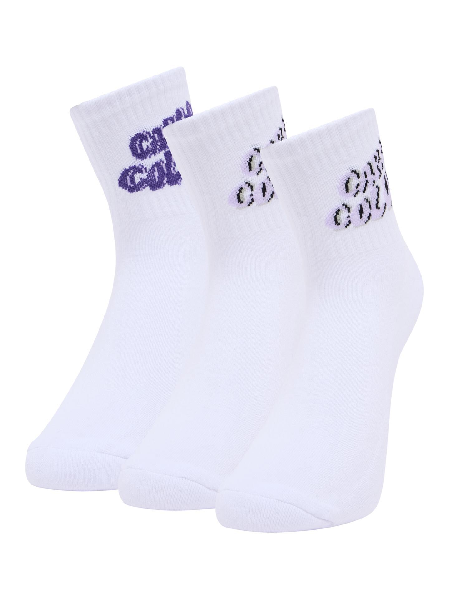 Quartersocken, 3er Pack