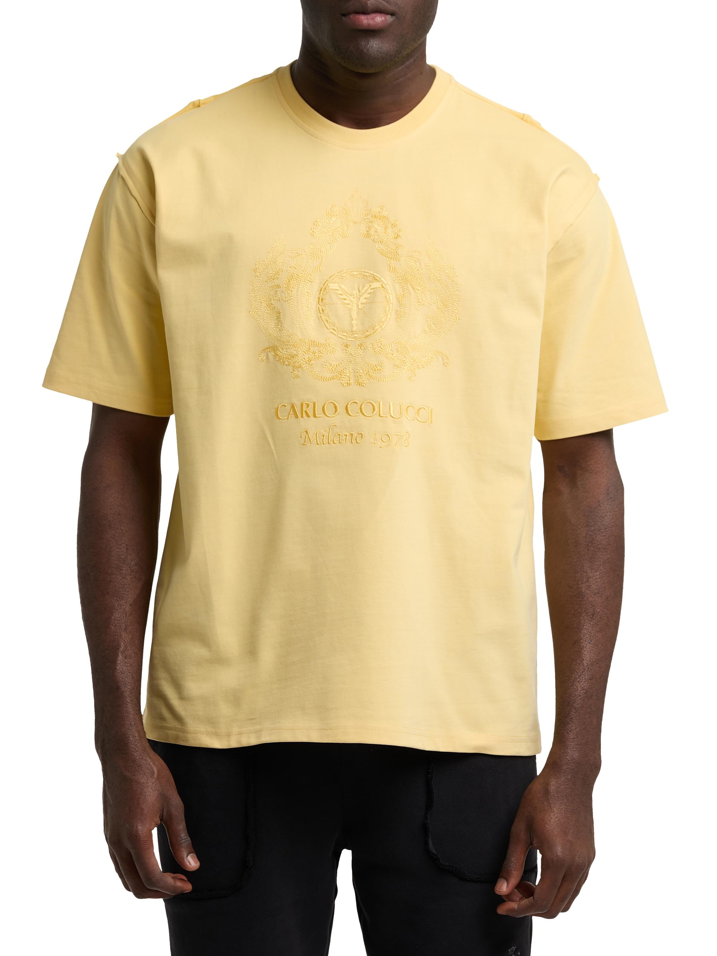 Oversize T-Shirt mit Stickerei