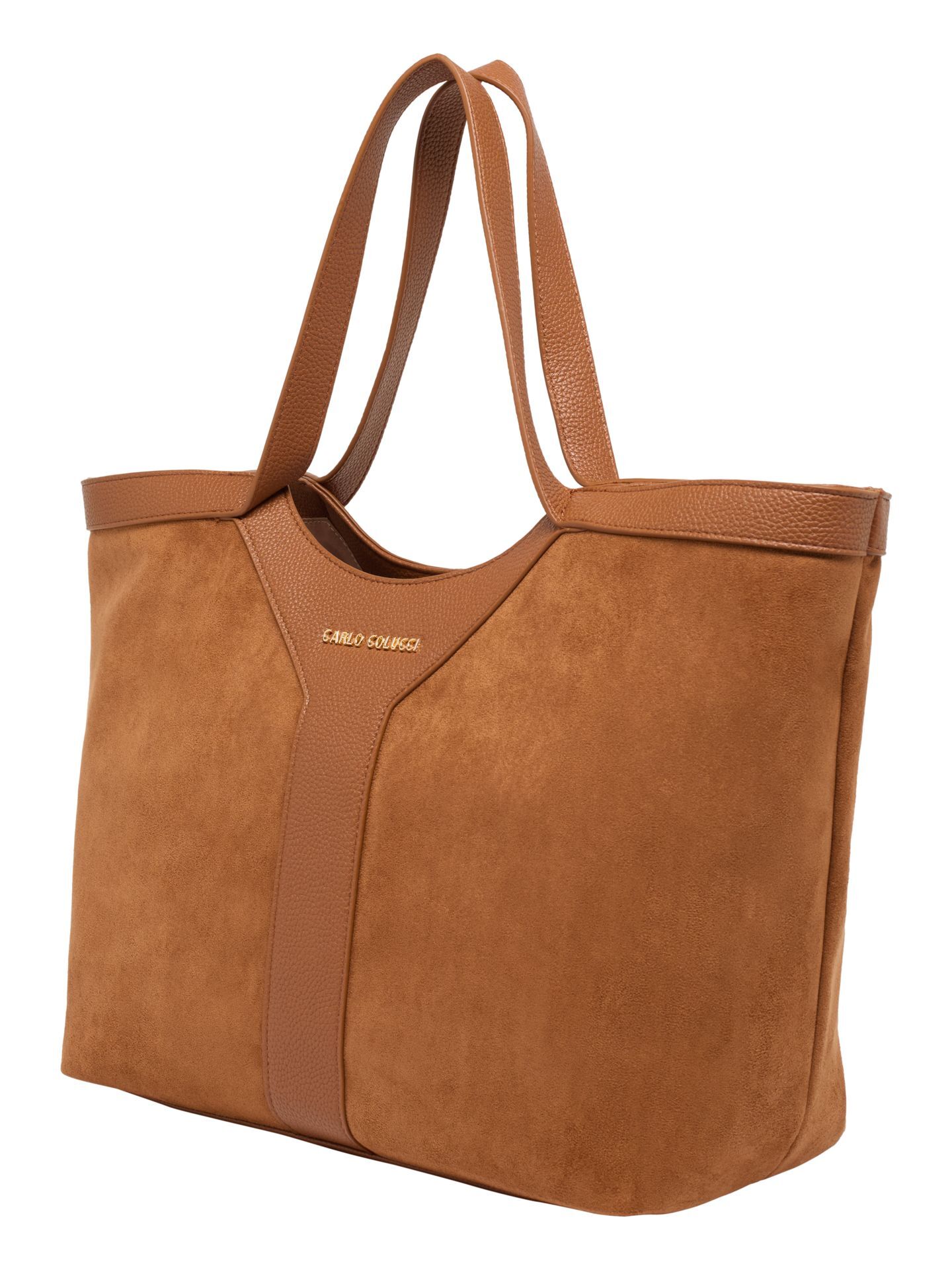  Damen Wildleder Optik Tote Bag