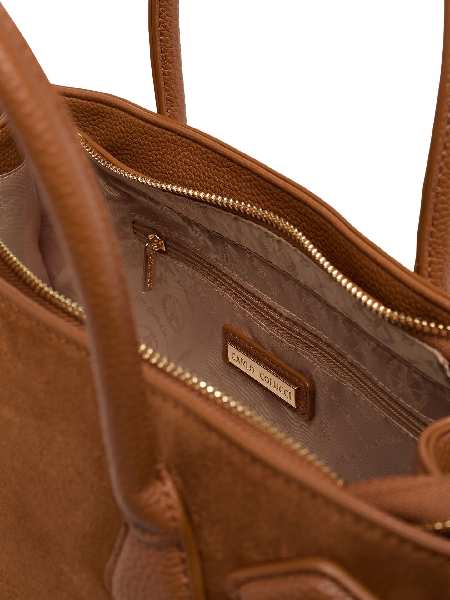  Suede-look handbag