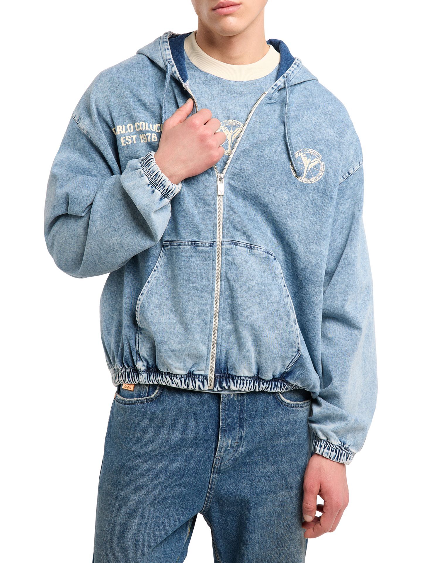  CARLO COLUCCI sweat jacket - Almost Denim
