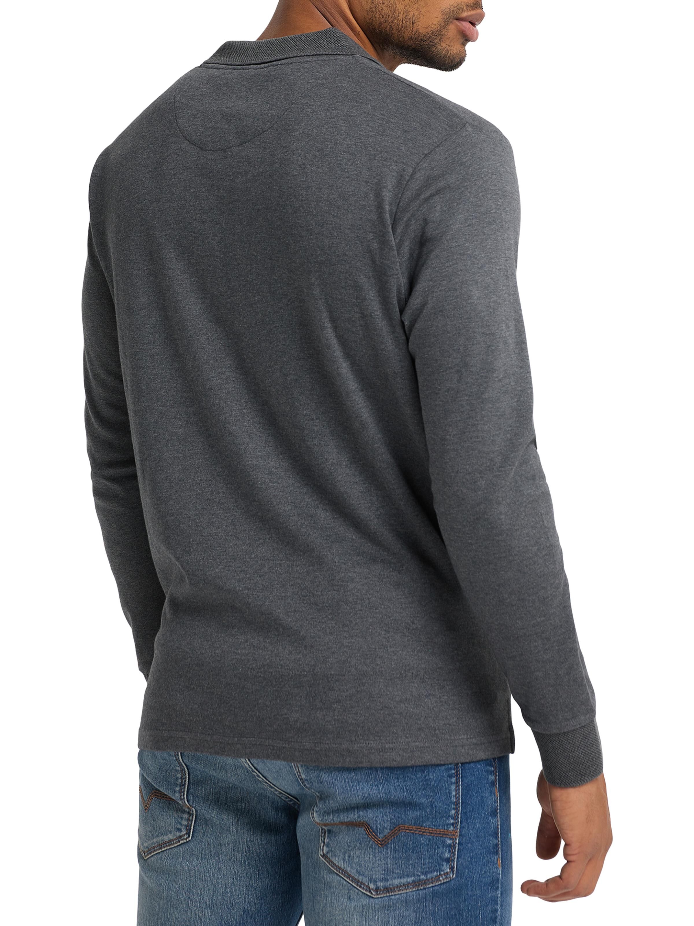  Long-sleeve poloshirt