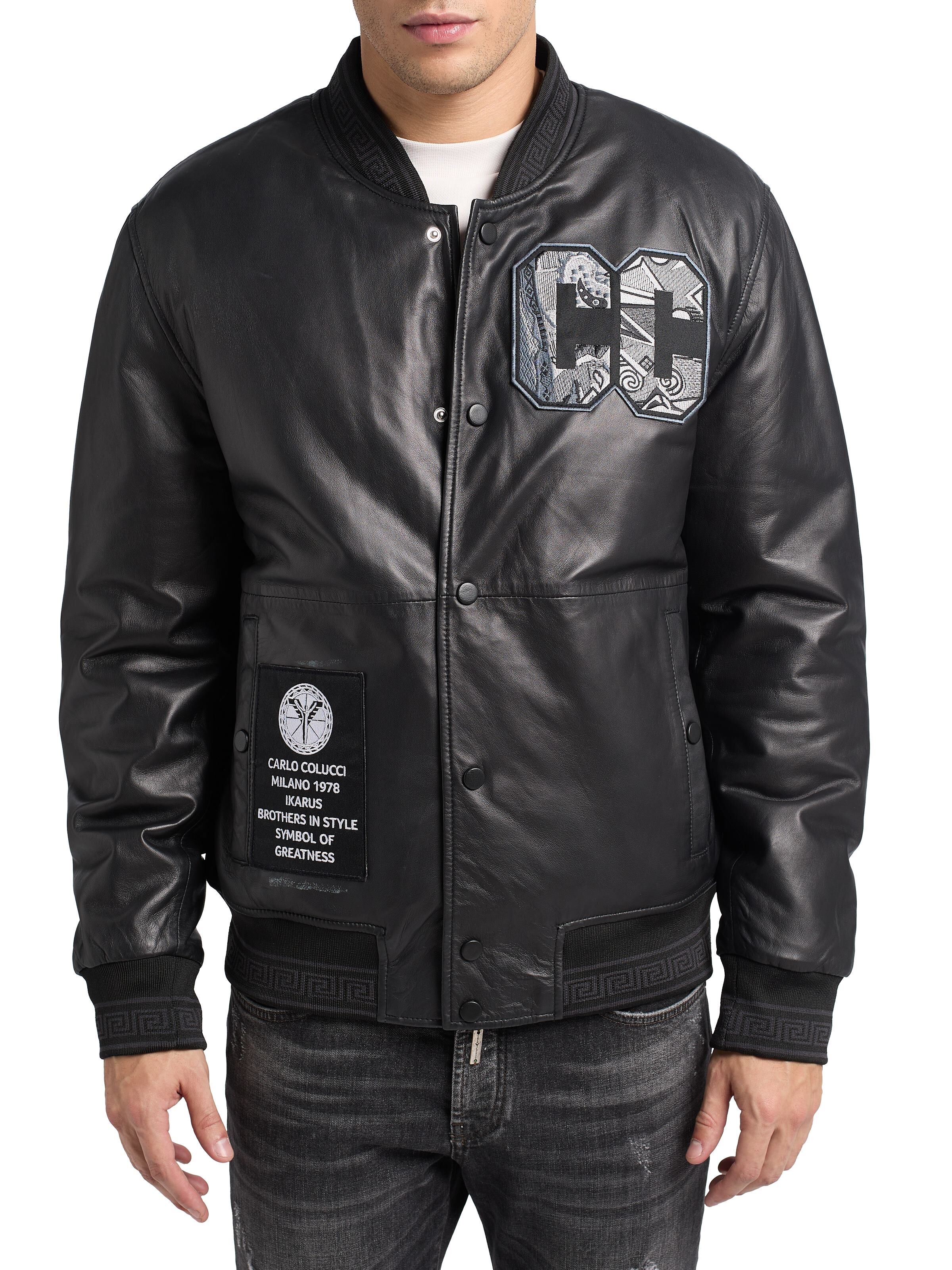 College leather blouson
