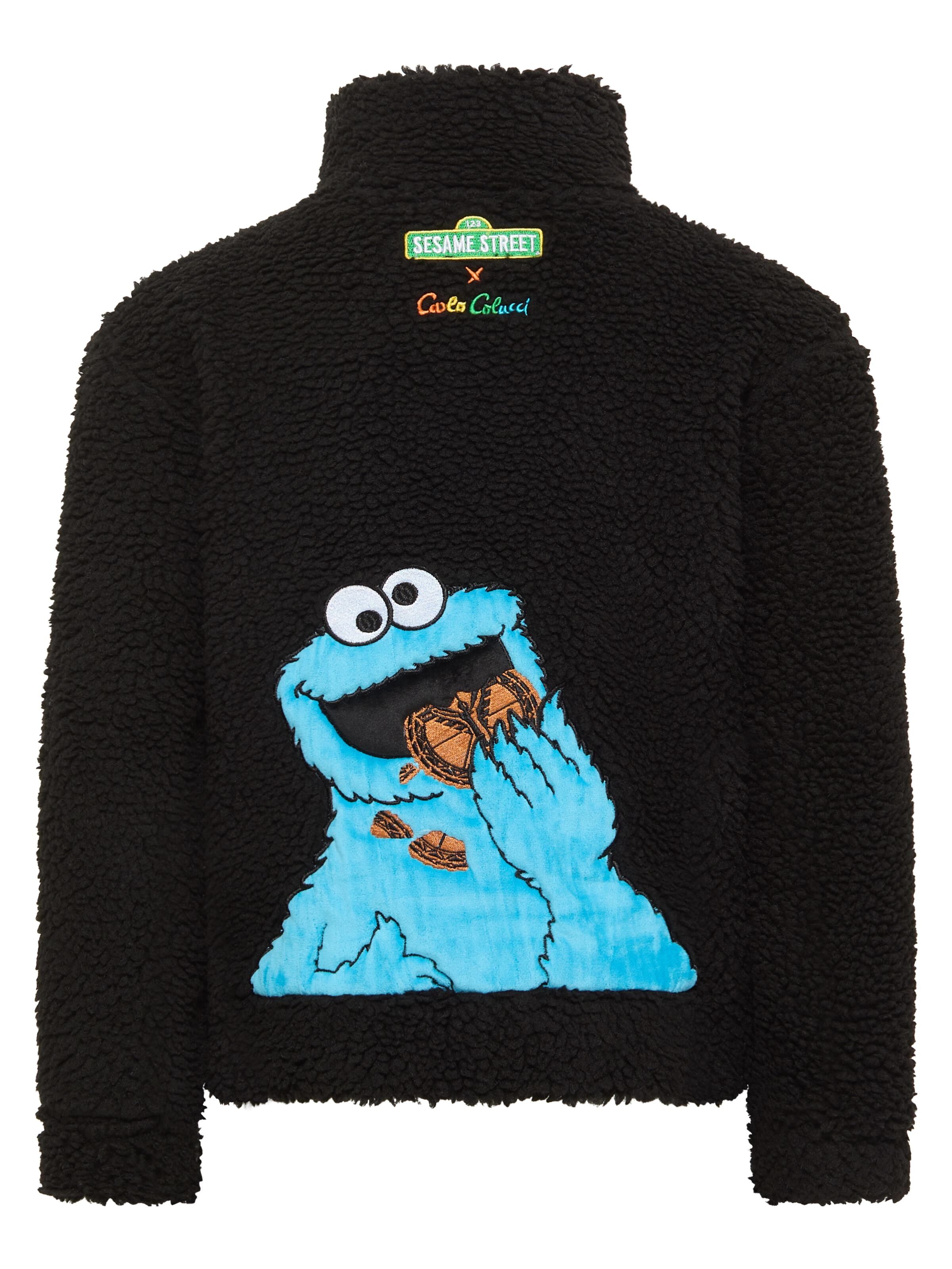  SESAME STREET x CARLO COLUCCI kids teddy jacket