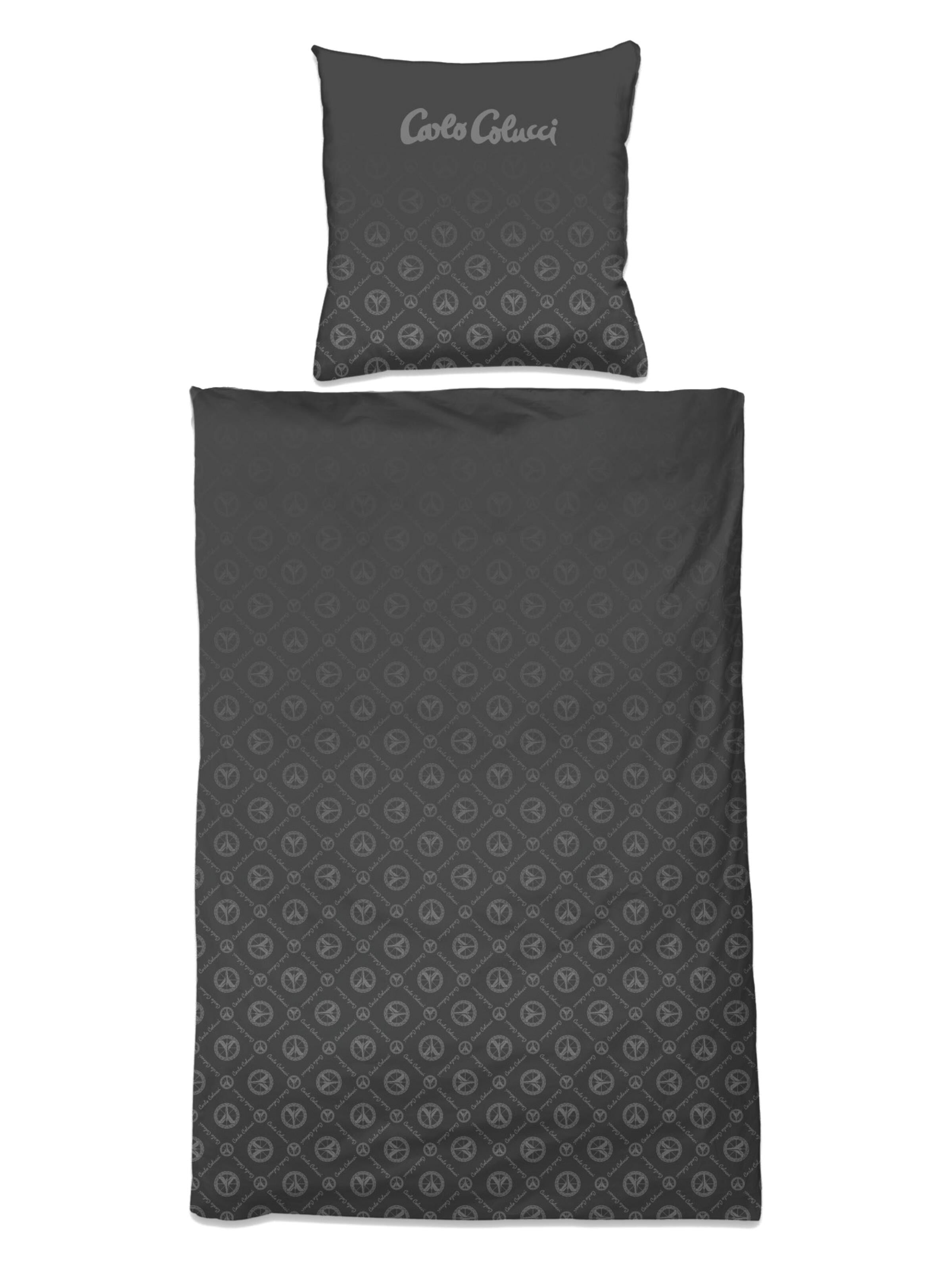 Bed linen with diamond pattern