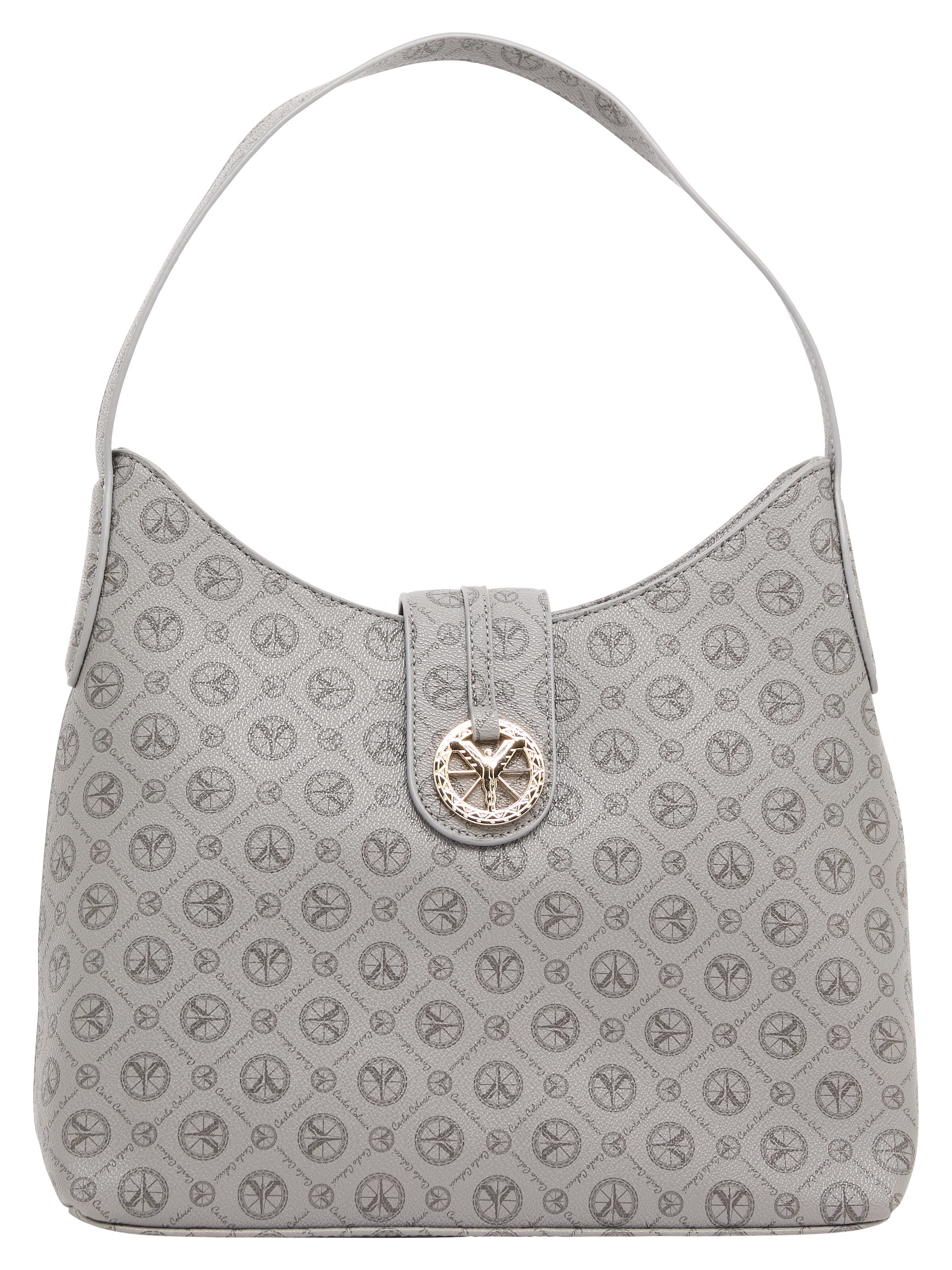Carlo Colucci Hobo Tasche - Grau