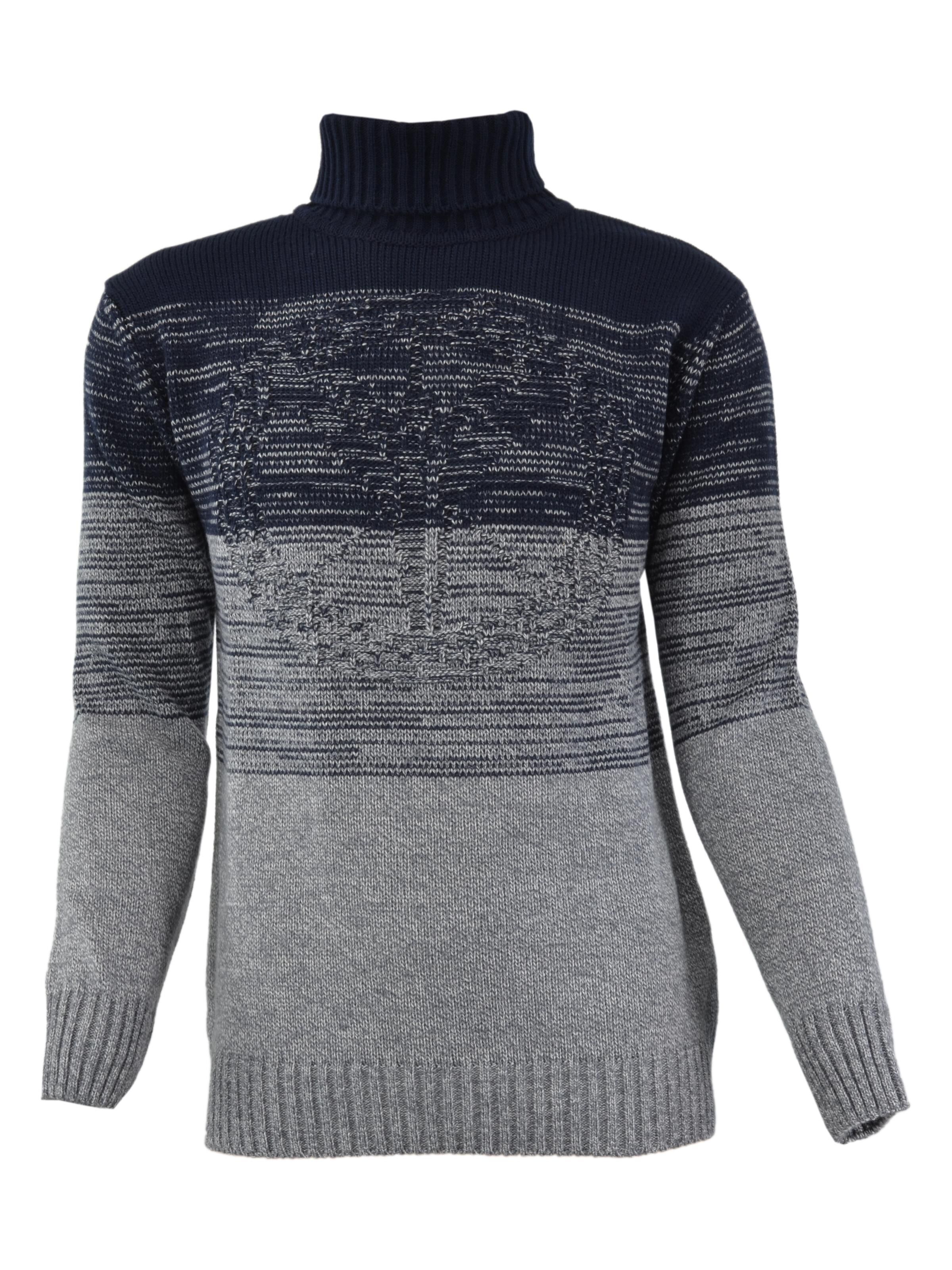 Rollkragenpullover mit Symbol