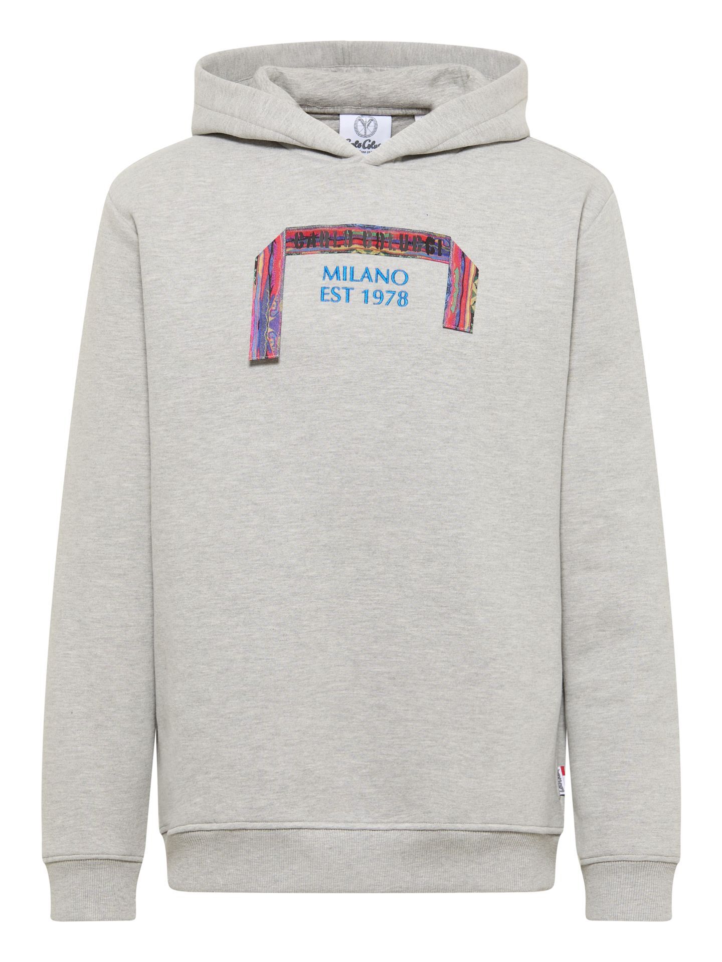 Carlo Colucci Hoodie - COLUCCI Tapes - L Grau Meliert