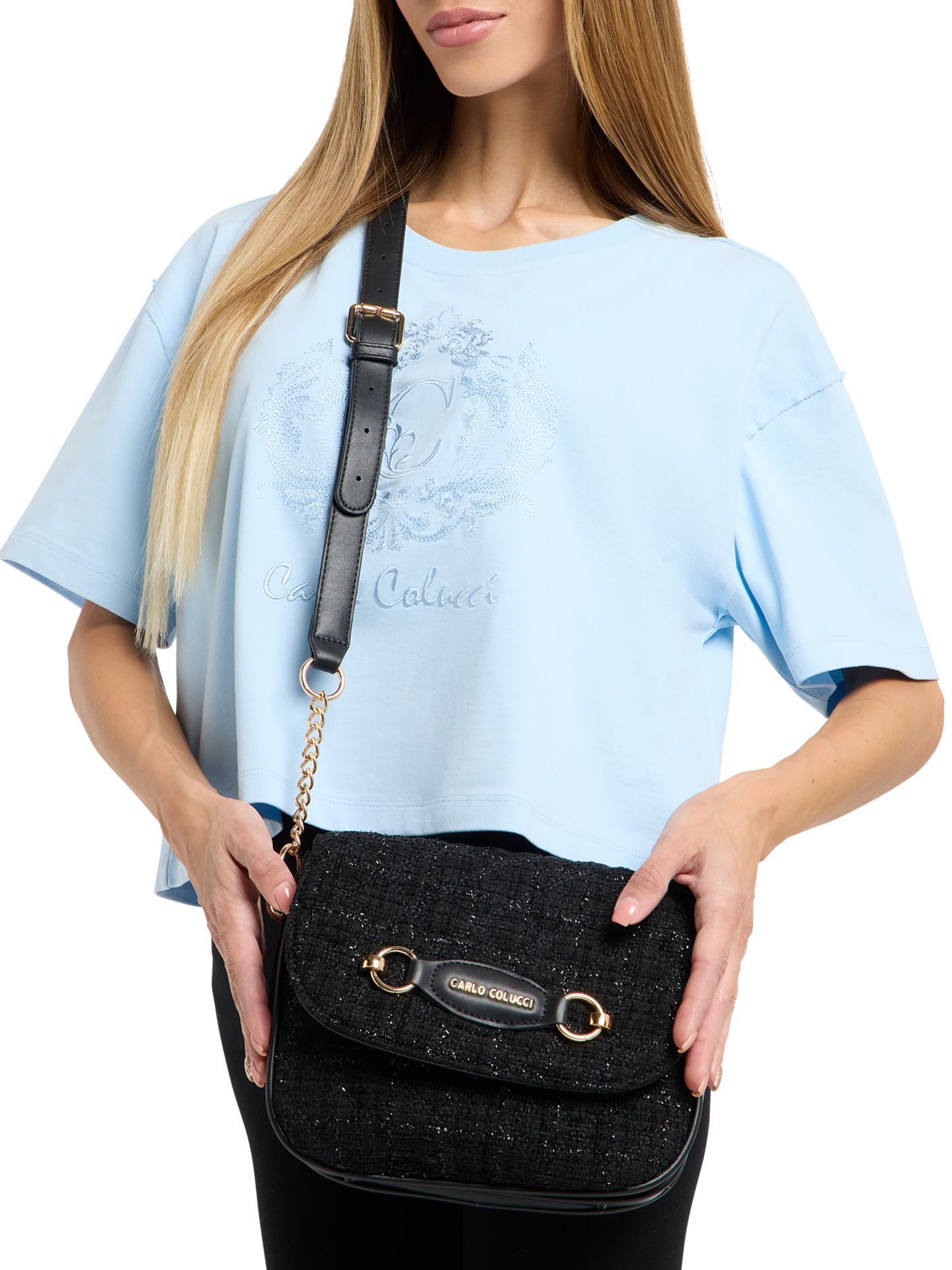  Boucle crossbody bag