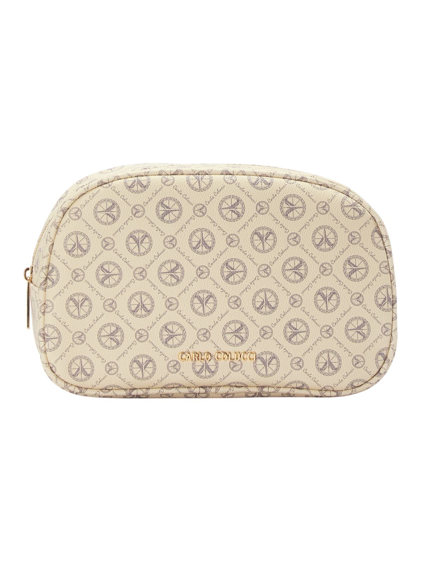 Carlo Colucci Kosmetiktasche, oval - Creme