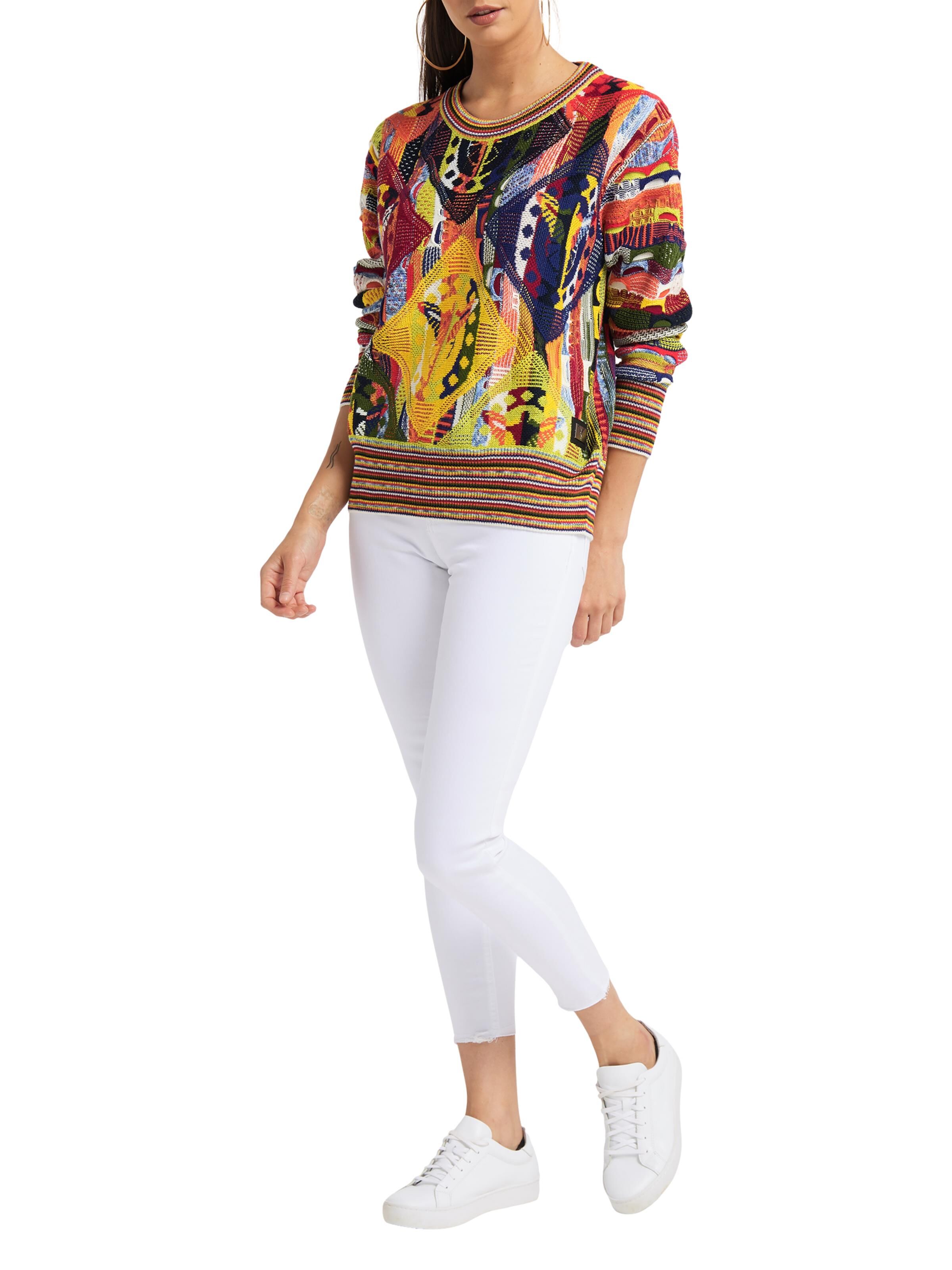 Damen Strickpullover mit Rundhalsausschnitt