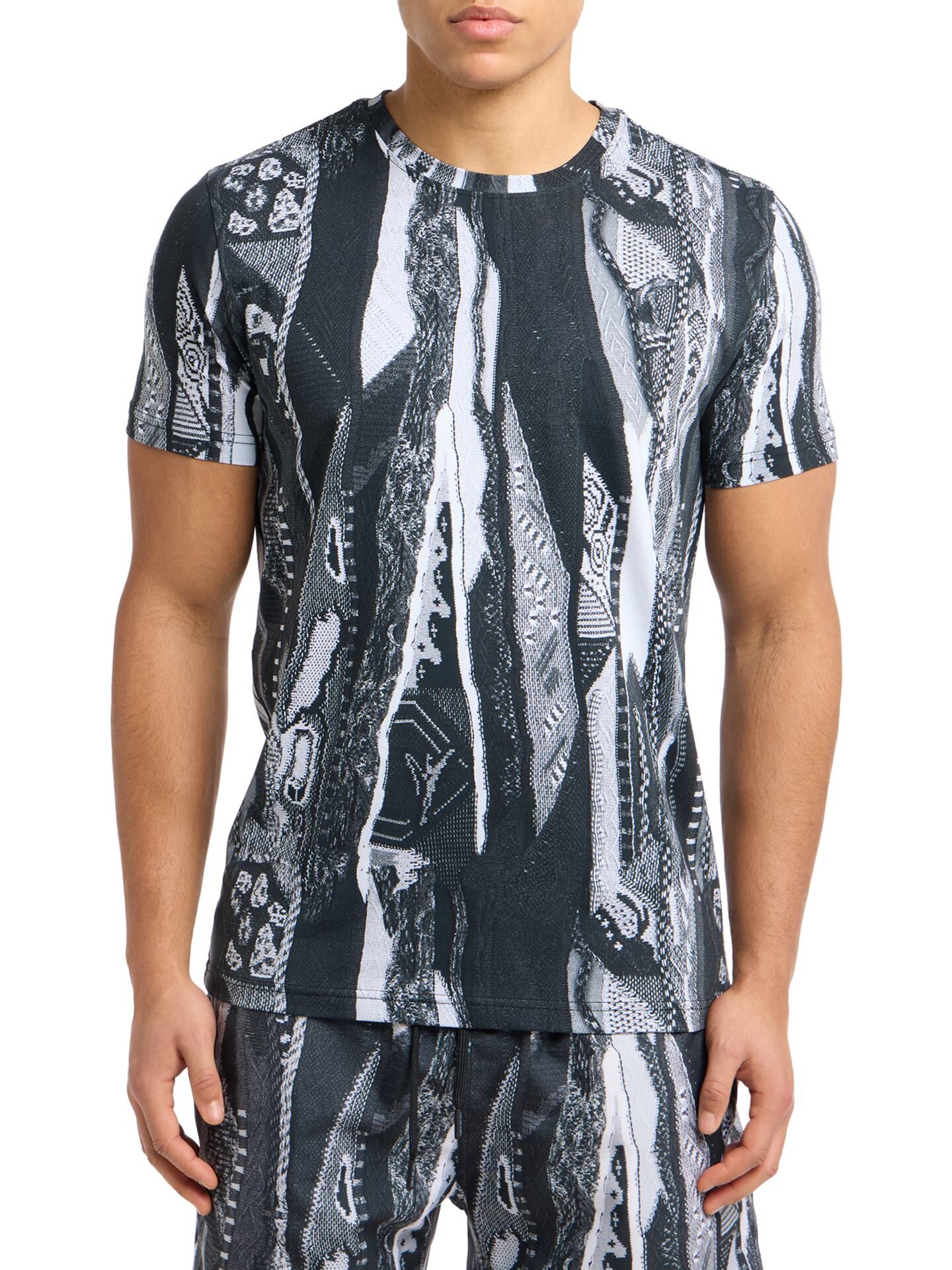 T-Shirt mit Knitprint