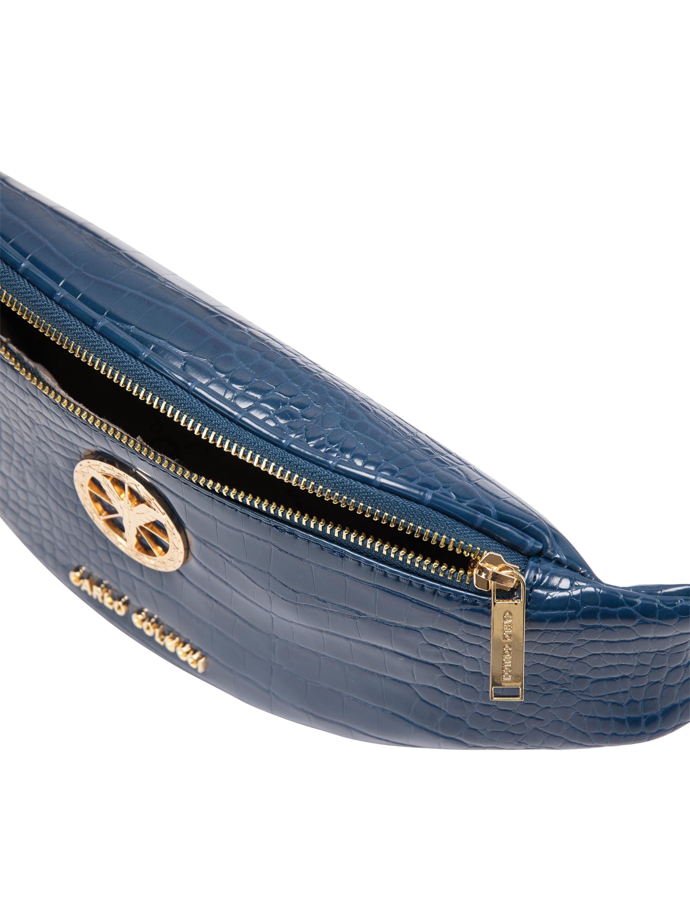 Bauchtasche in Kroko-Optik