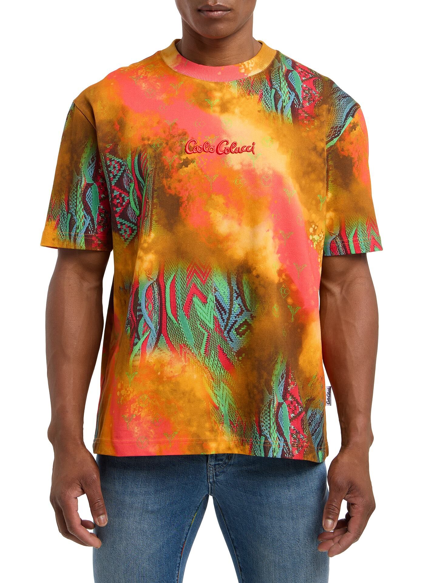 Oversize T-Shirt - Sprayed knit