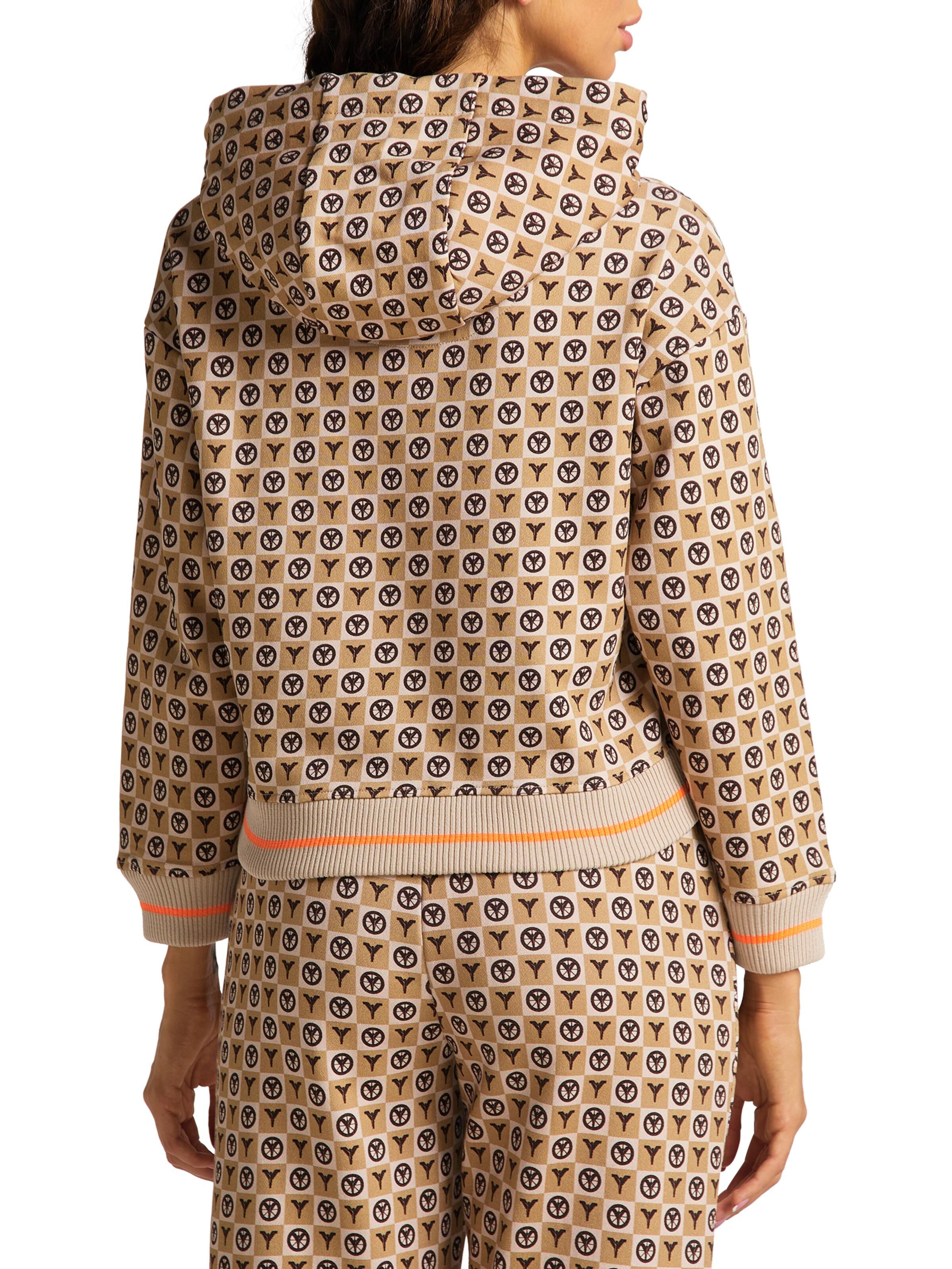 Oversize hoodie with monogram