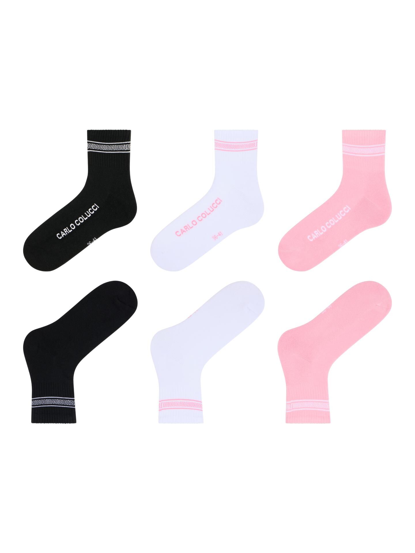 Quartersocken, 3er Pack