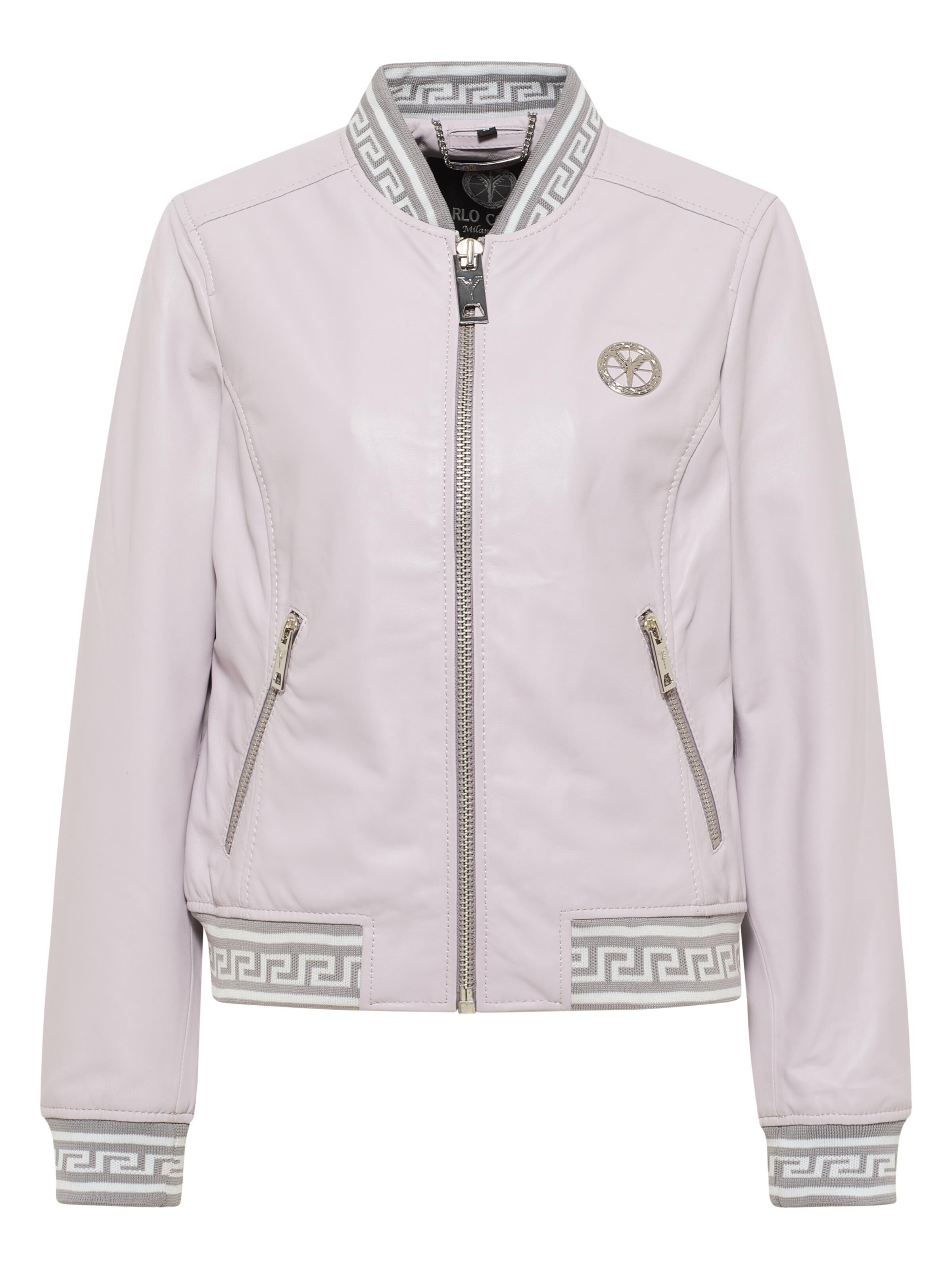 Leather blouson