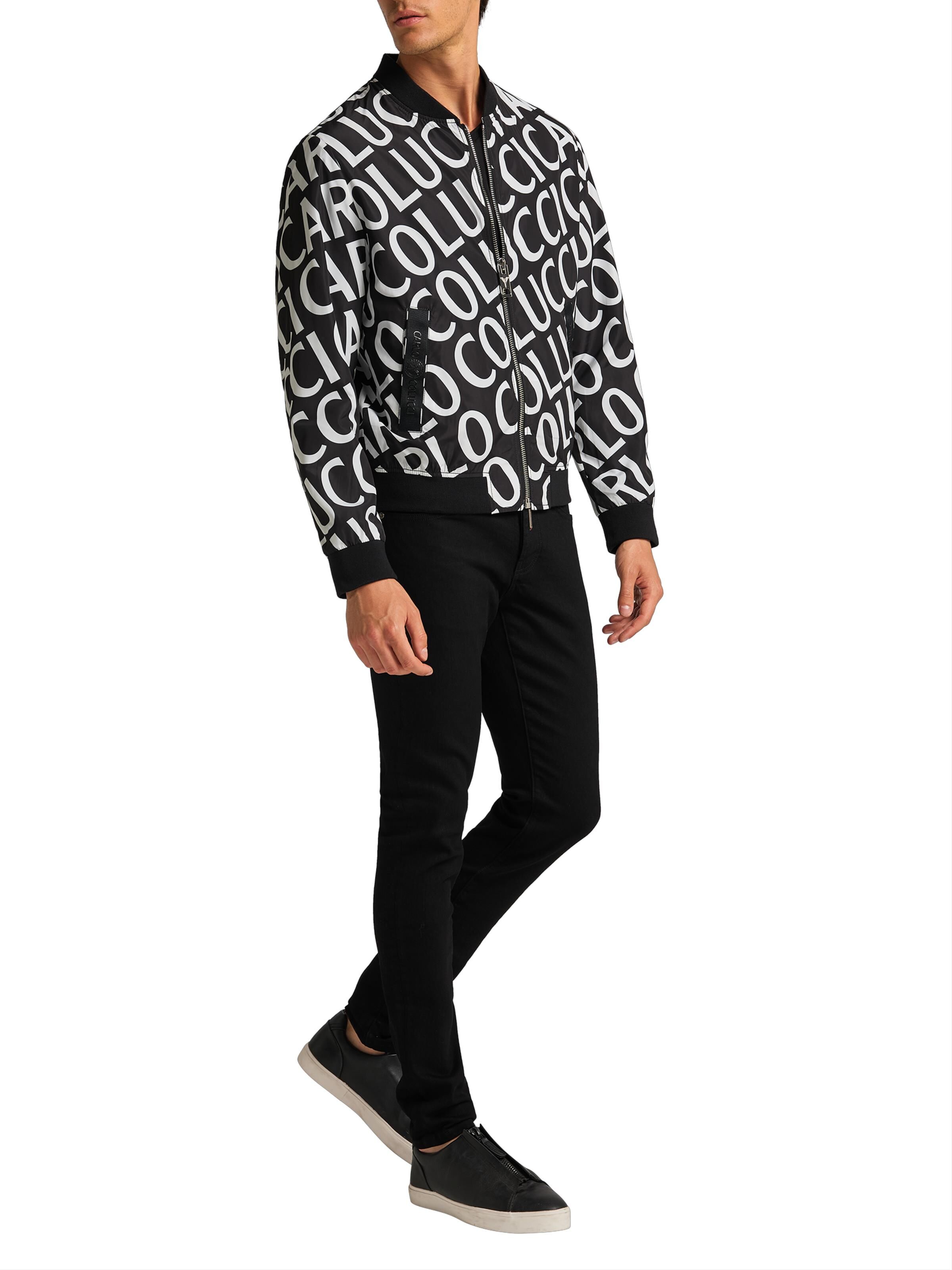  Sommer Blouson mit großem Schriftzug